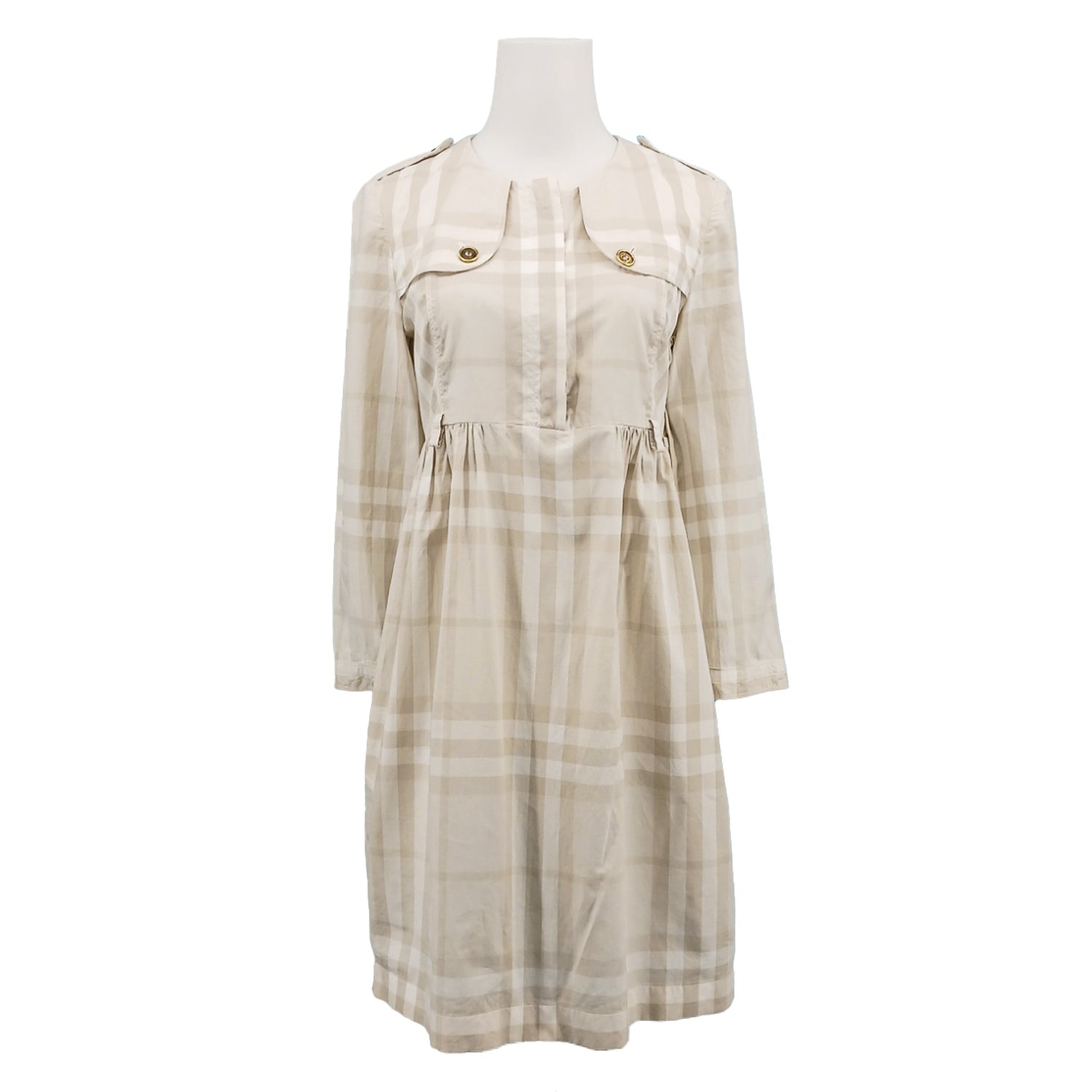 BURBERRY LONDON バーバリーロンドン ワンピース ベージュ 40 S