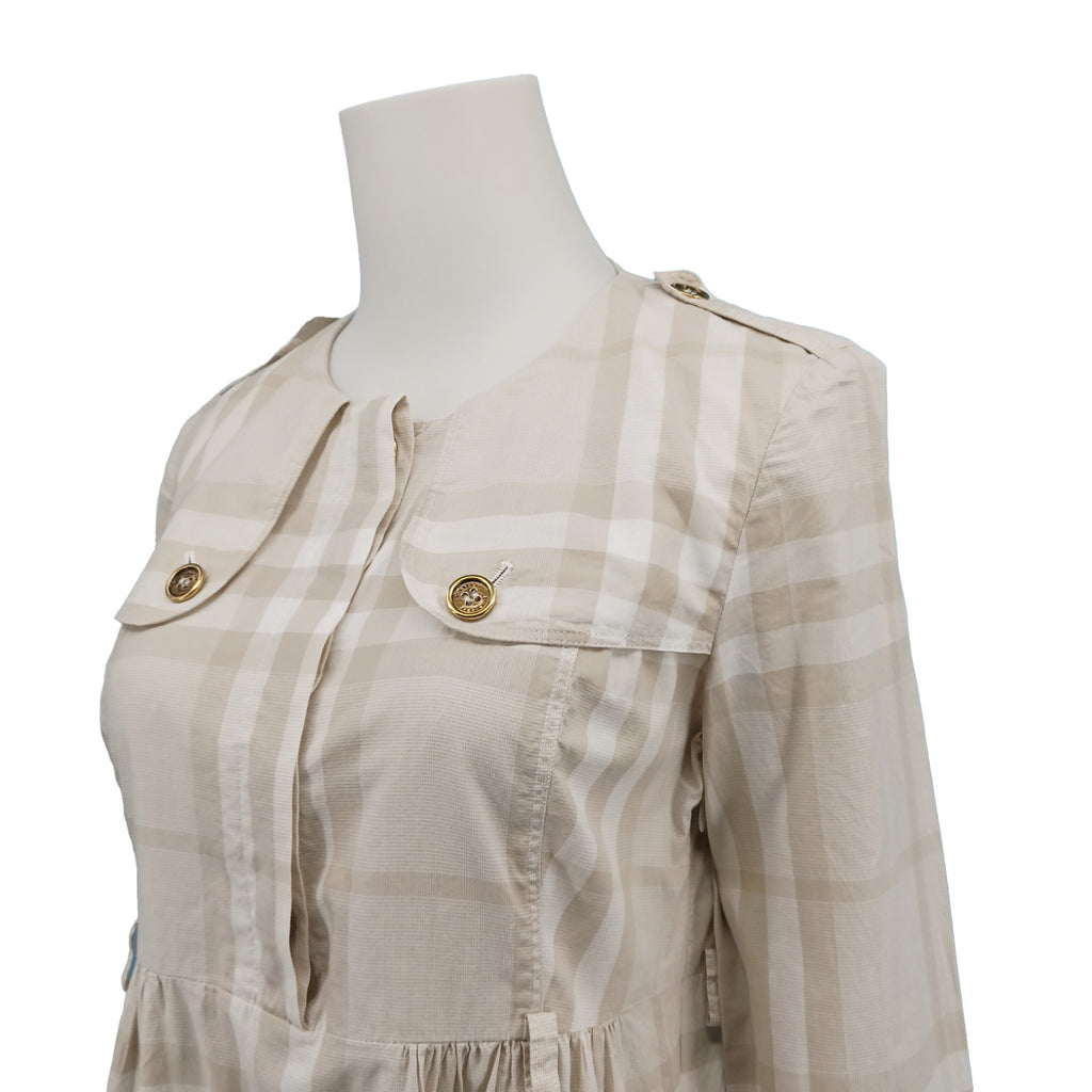 BURBERRY LONDON バーバリーロンドン ワンピース ベージュ 40 S