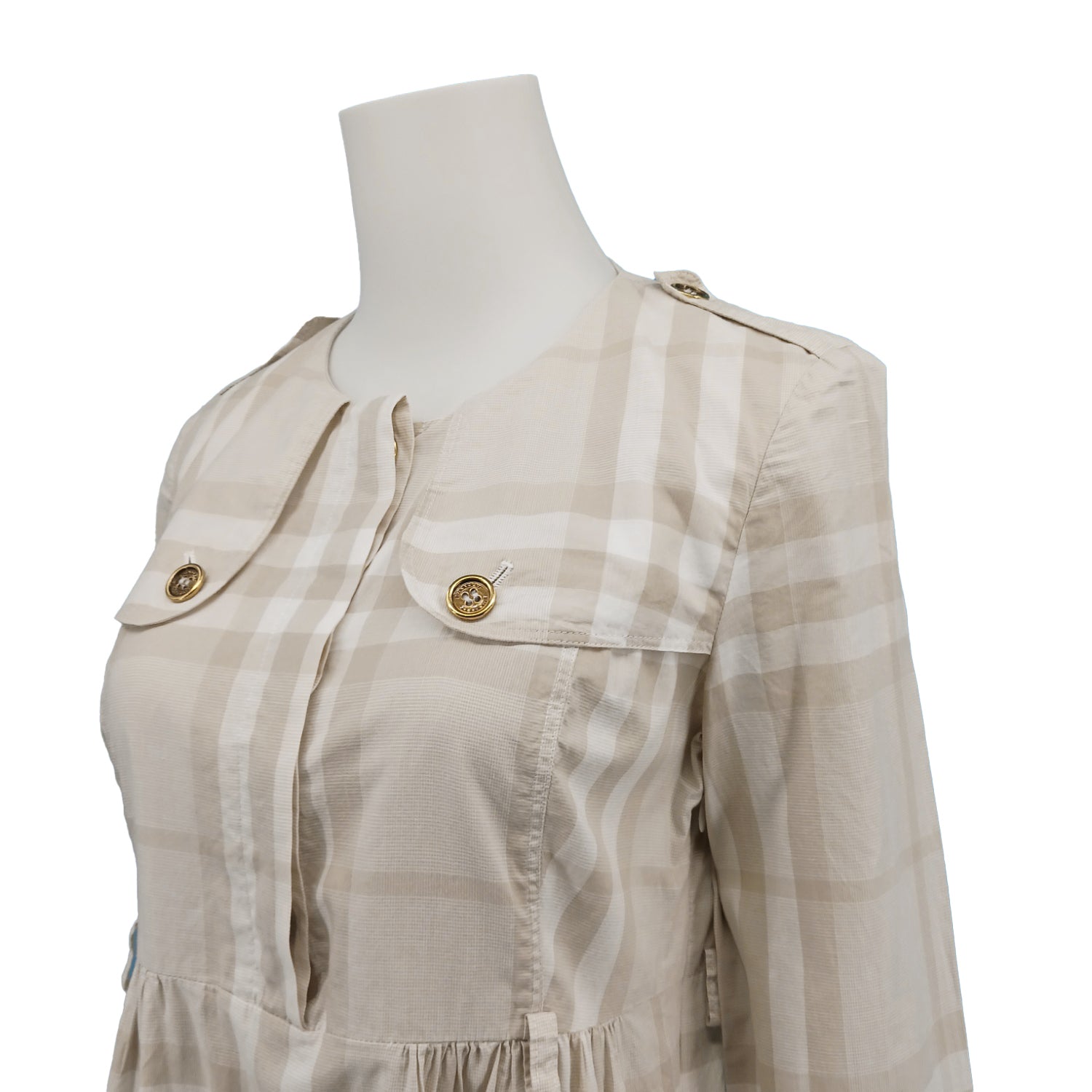BURBERRY LONDON バーバリーロンドン ワンピース ベージュ 40 S