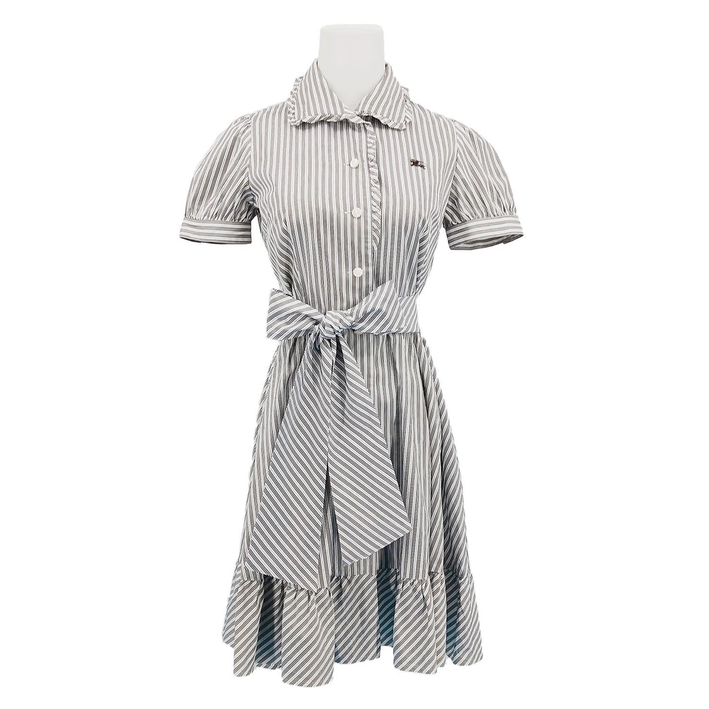 BURBERRY BLUE LABEL バーバリーブルーレーベル ワンピース ストライプ 36 S