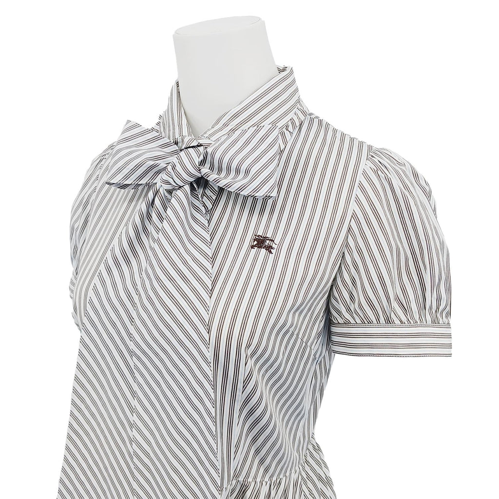 BURBERRY BLUE LABEL バーバリーブルーレーベル ワンピース ストライプ 36 S