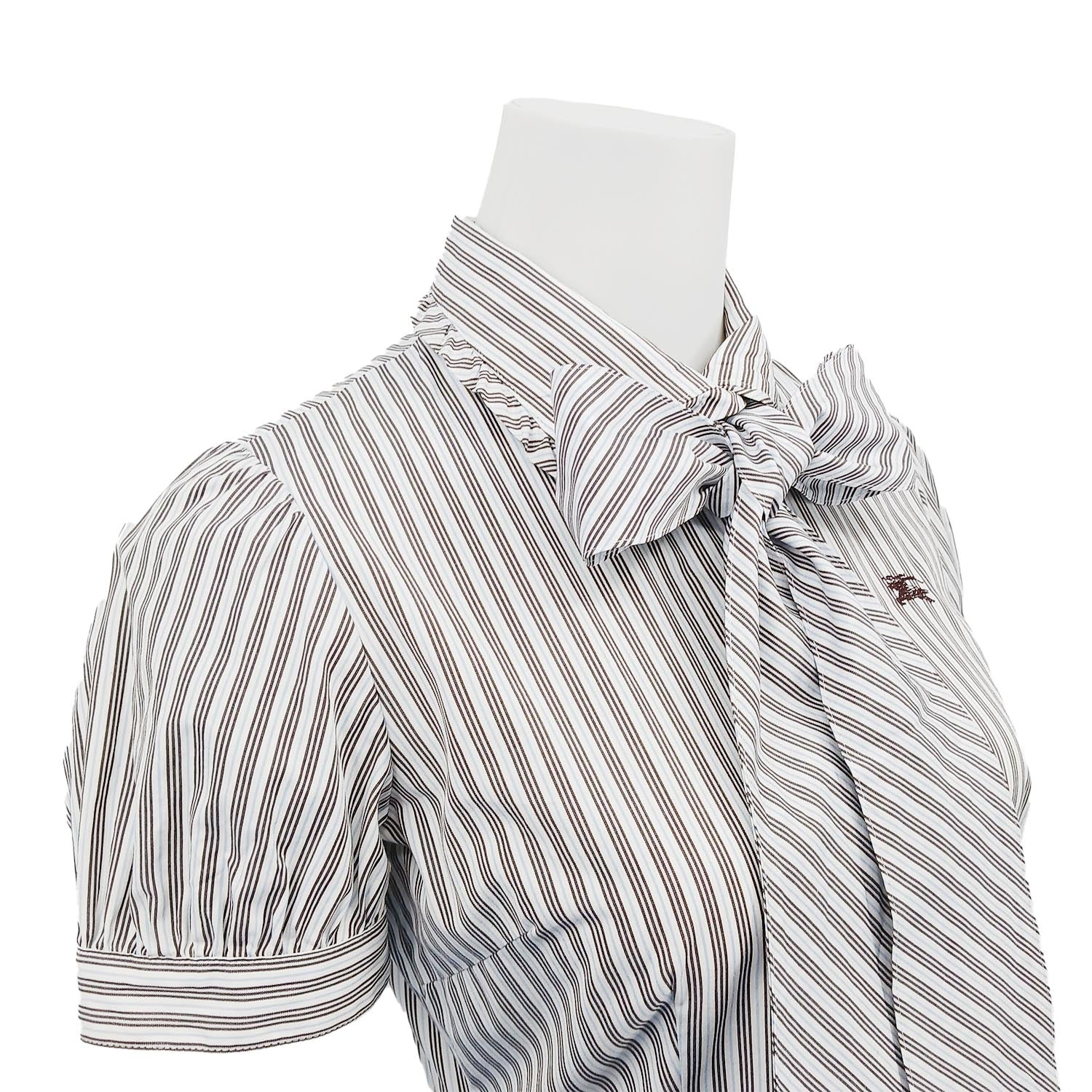 BURBERRY BLUE LABEL バーバリーブルーレーベル ワンピース ストライプ 36 S