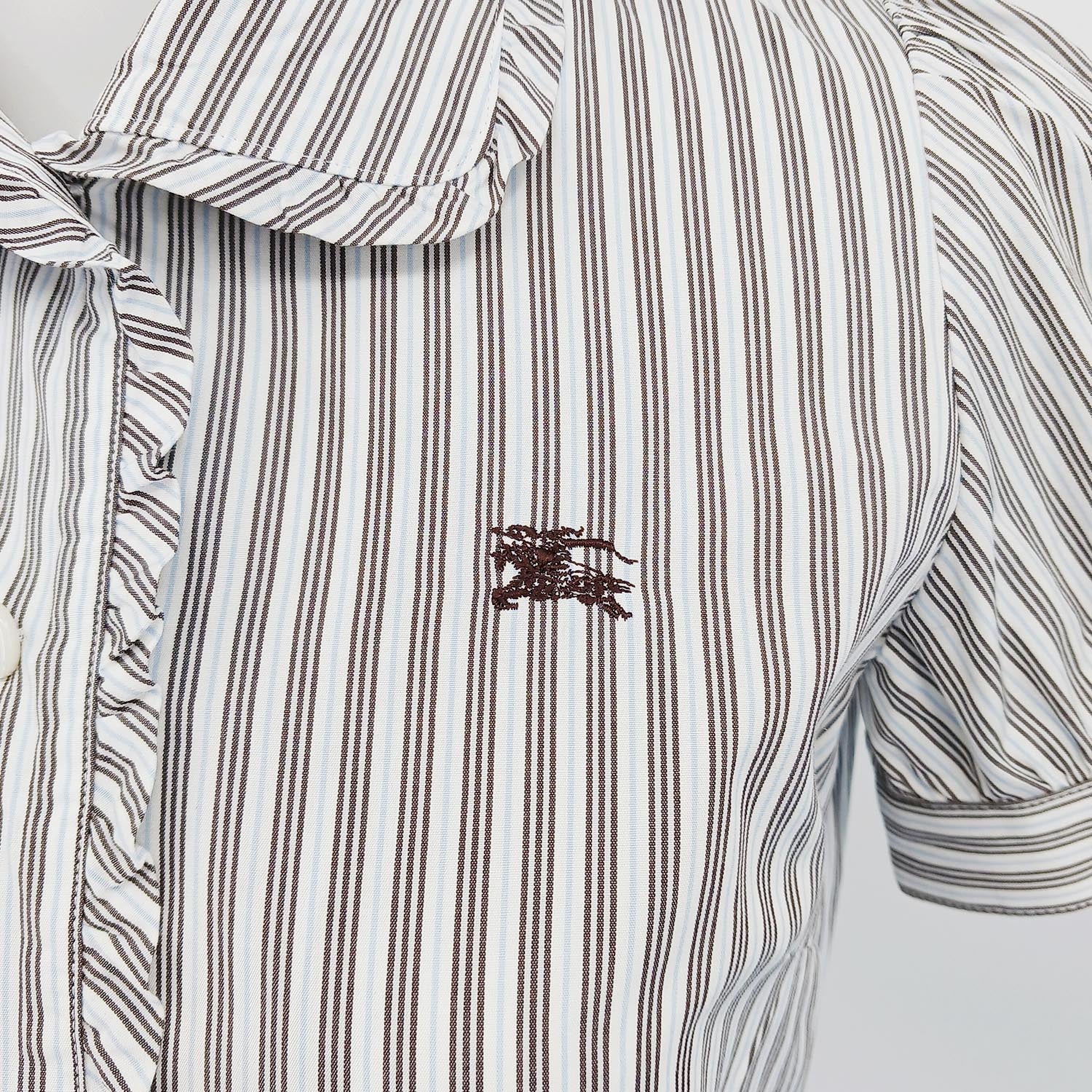 BURBERRY BLUE LABEL バーバリーブルーレーベル ワンピース ストライプ 36 S