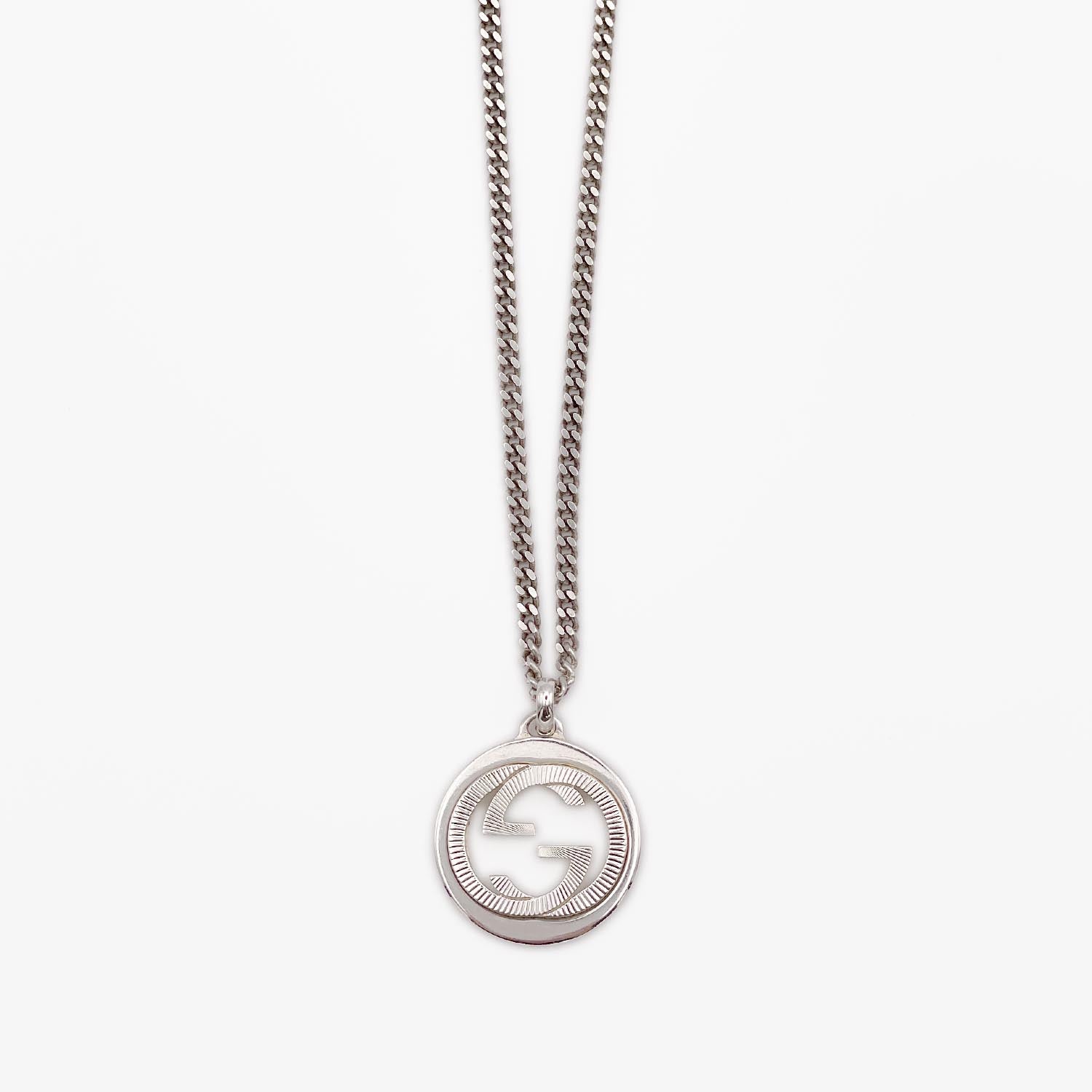 GUCCI グッチ インターロッキング GG チェーン ネックレス SV925
