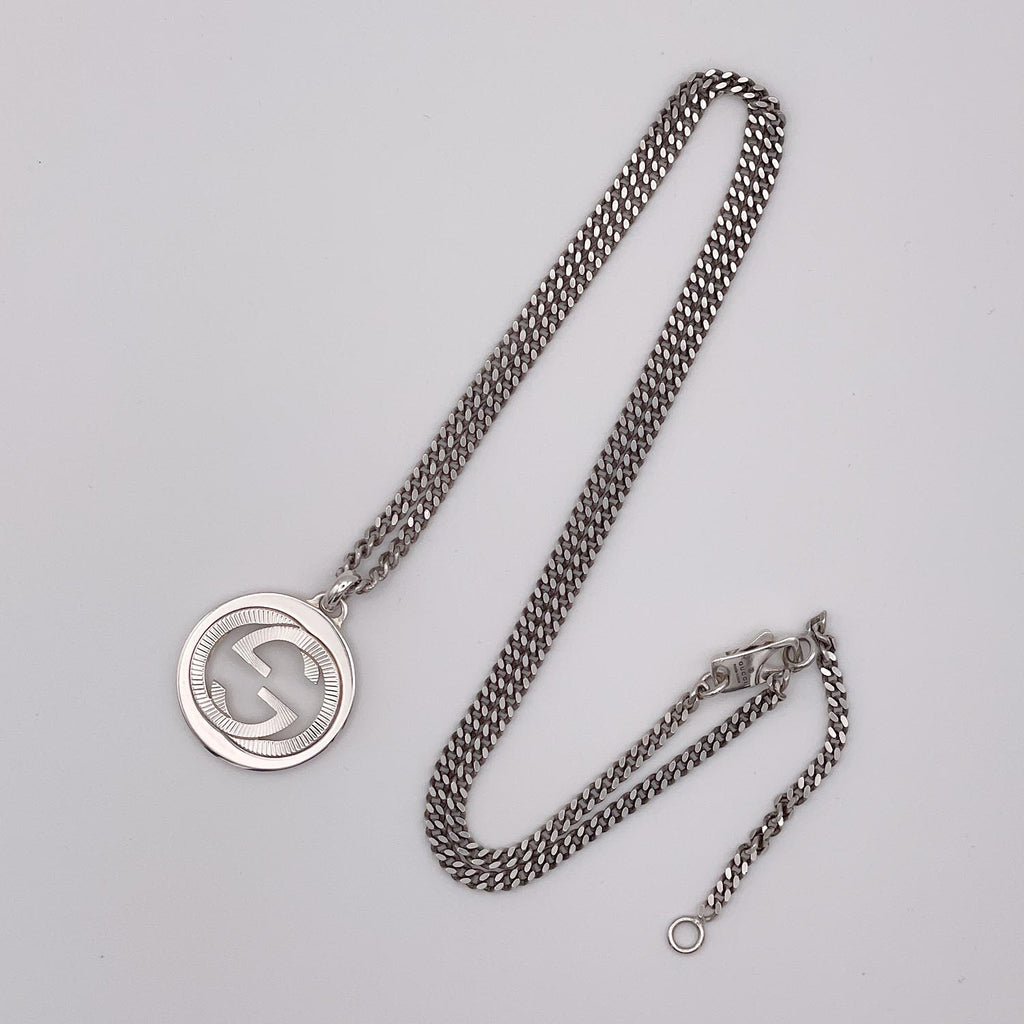 GUCCI グッチ インターロッキング GG チェーン ネックレス SV925