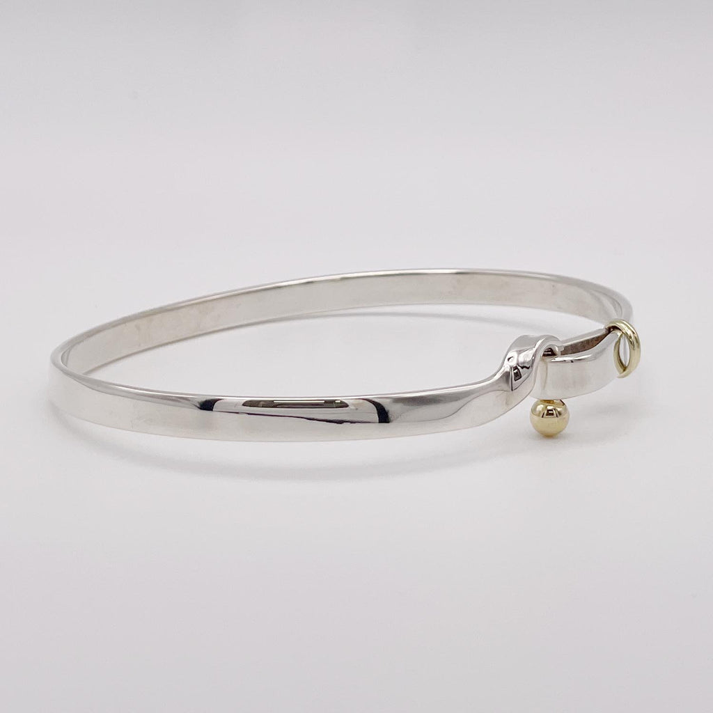 新品仕上済 Tiffany＆Co. ティファニー フック＆アイ バングル ブレスレット SV925
