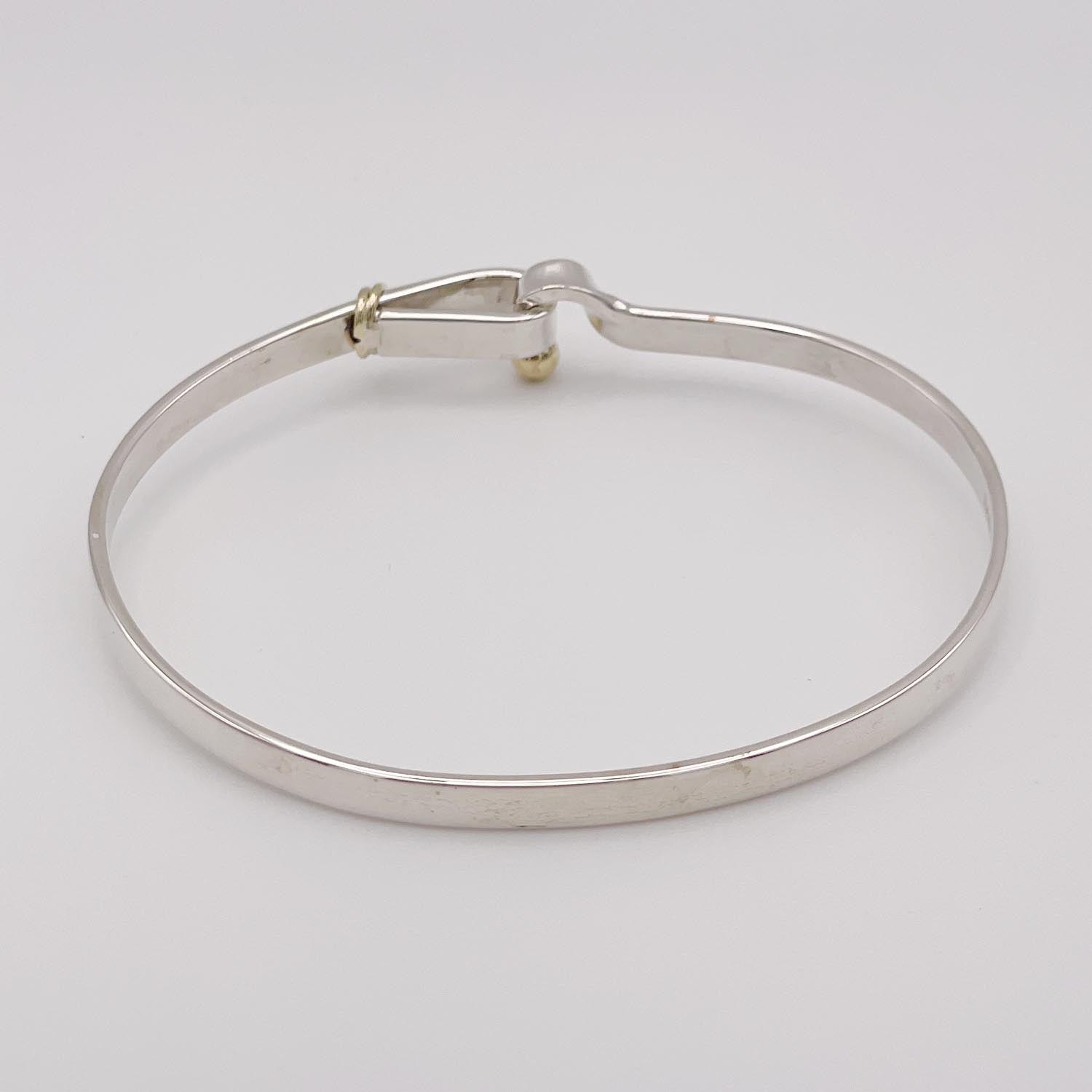 新品仕上済 Tiffany＆Co. ティファニー フック＆アイ バングル ブレスレット SV925