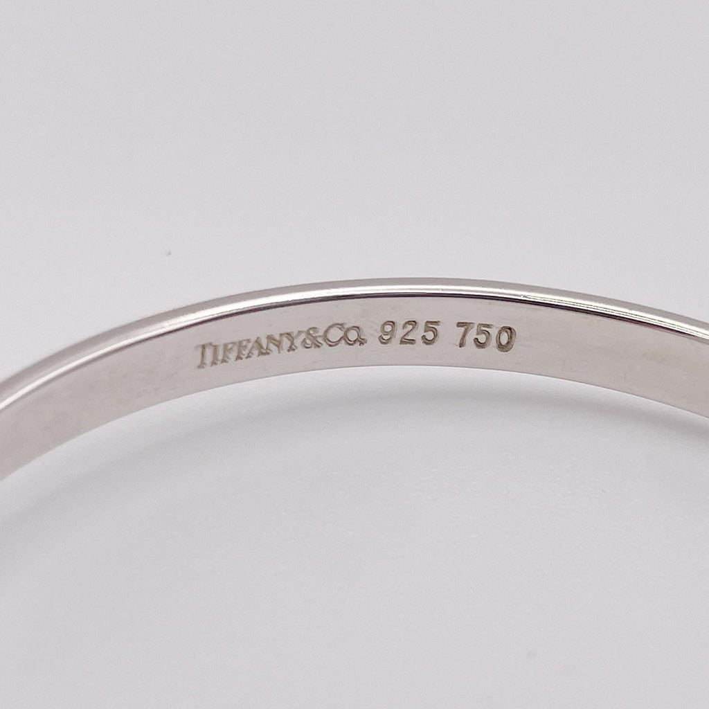 新品仕上済 Tiffany＆Co. ティファニー フック＆アイ バングル ブレスレット SV925