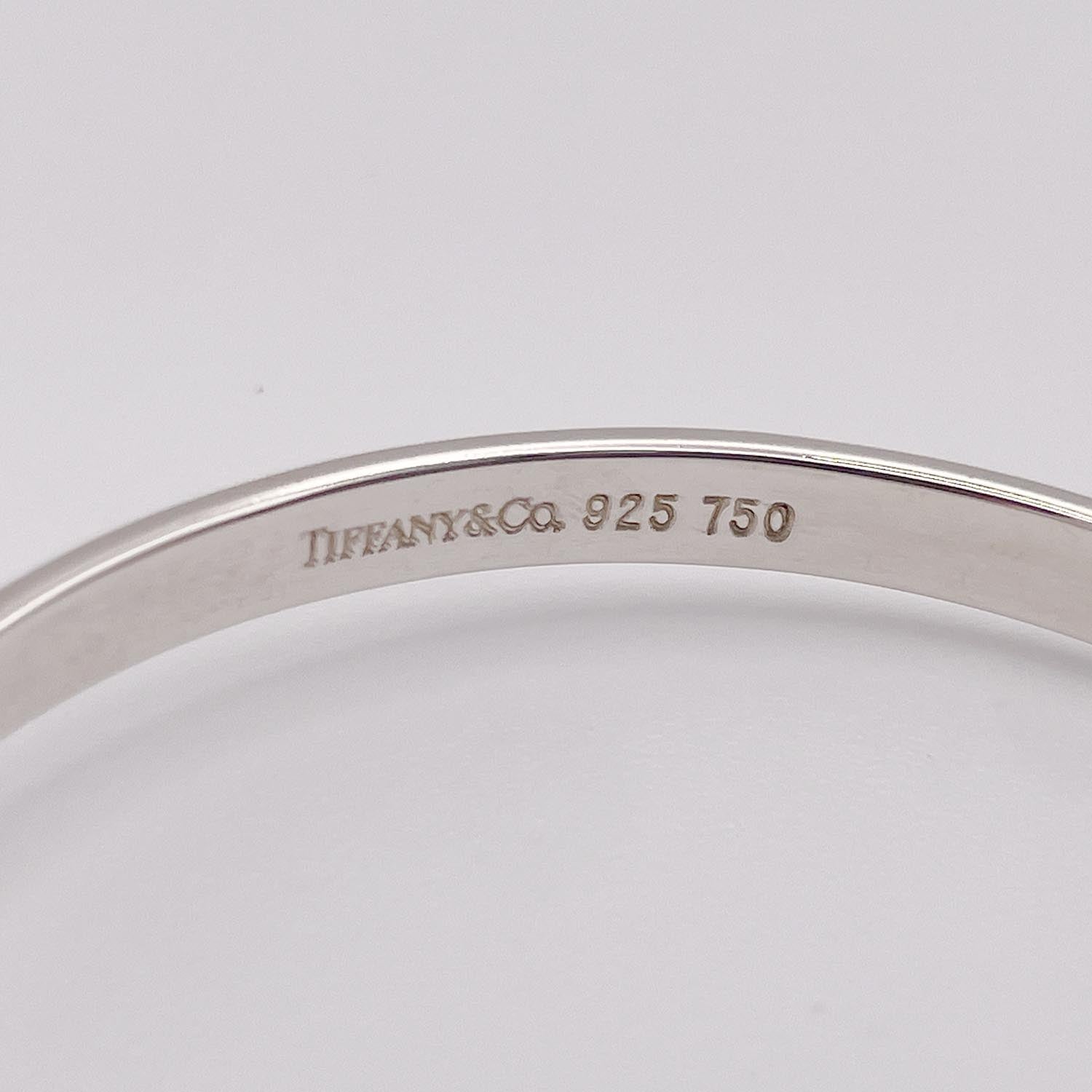 新品仕上済 Tiffany＆Co. ティファニー フック＆アイ バングル ブレスレット SV925