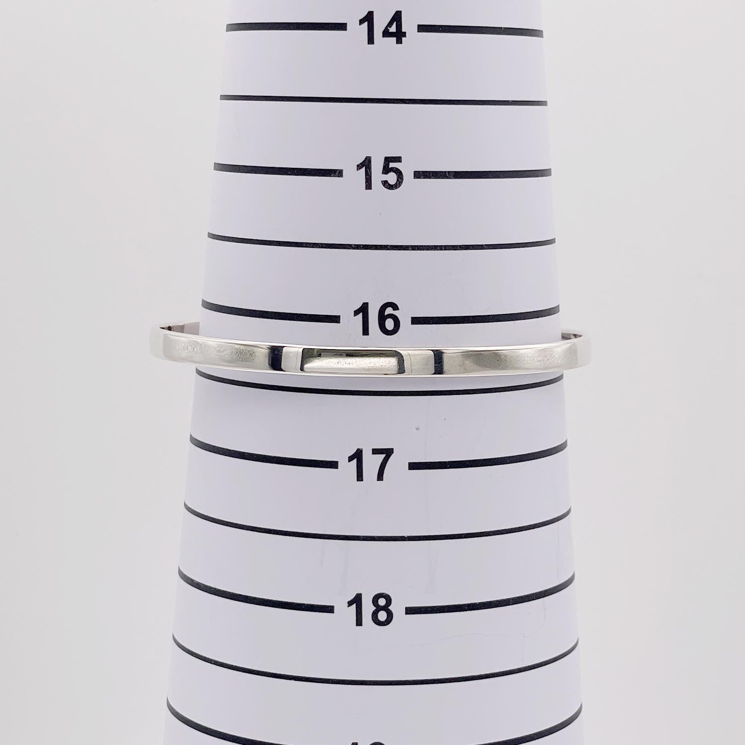 新品仕上済 Tiffany＆Co. ティファニー フック＆アイ バングル ブレスレット SV925