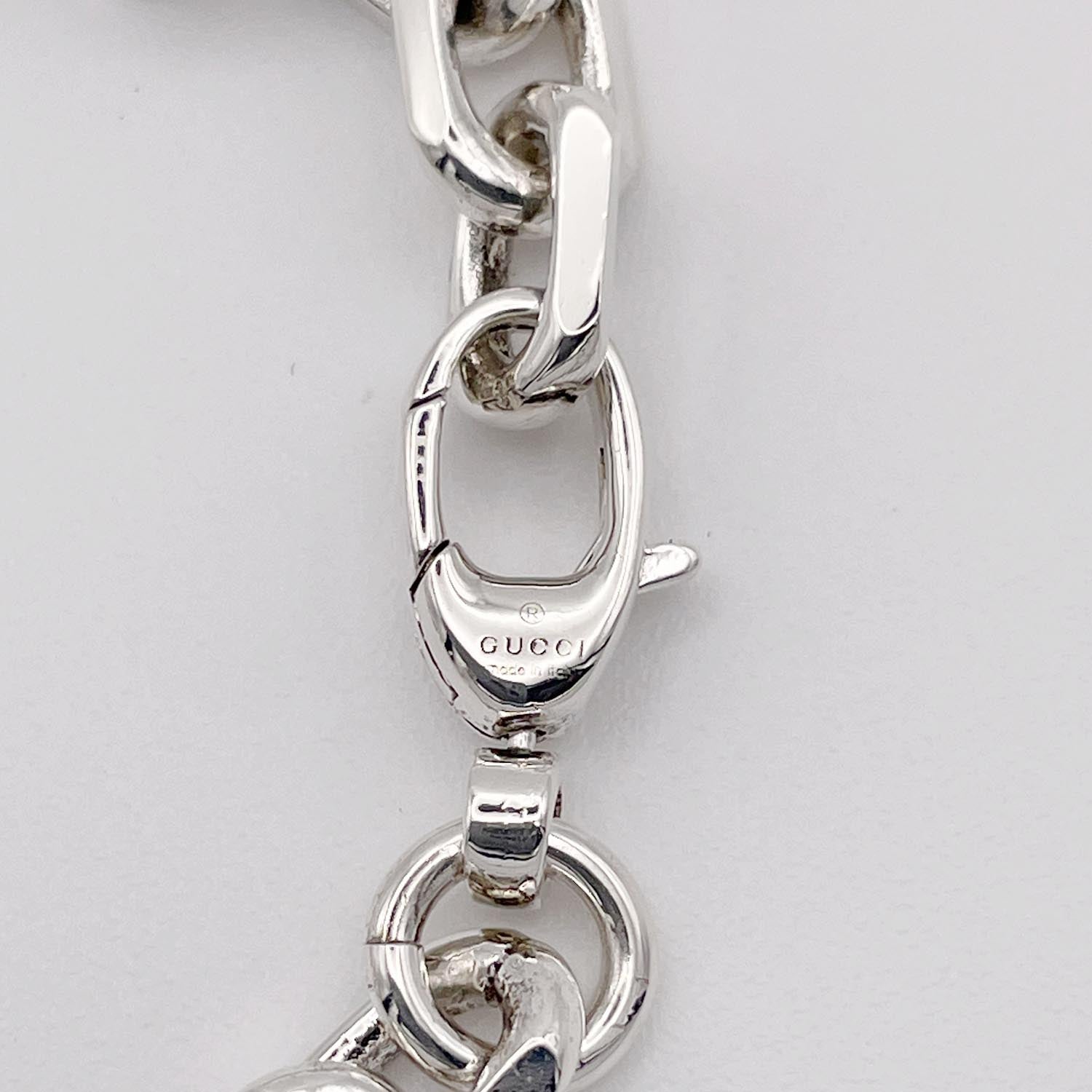 新品仕上済 GUCCI グッチ インターロッキング チェーン ブレスレット 925