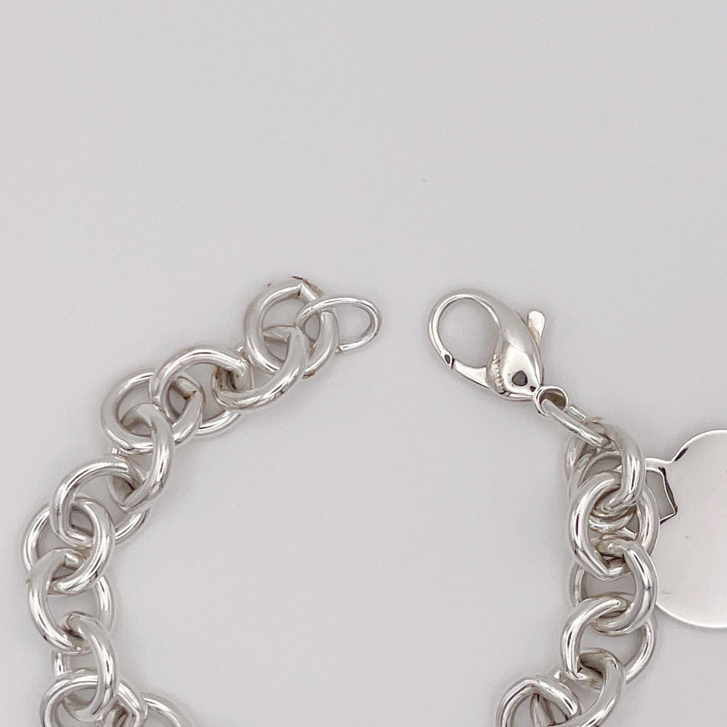 新品仕上済 Tiffany&Co. ティファニー 17cm リターントゥハートタグ ブレスレット 925