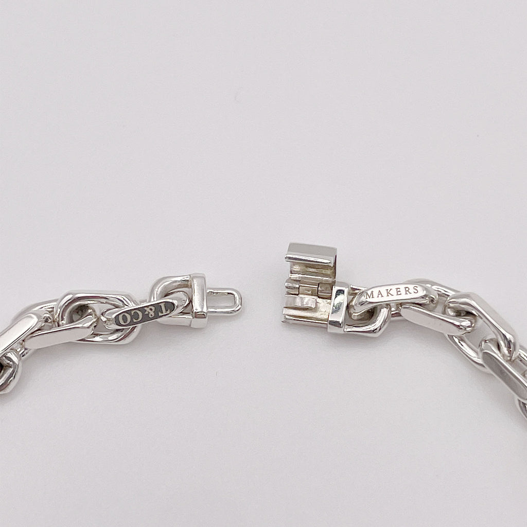 新品仕上済 Tiffany&Co. ティファニー 1837 メイカーズ ナローチェーンブレスレット 925