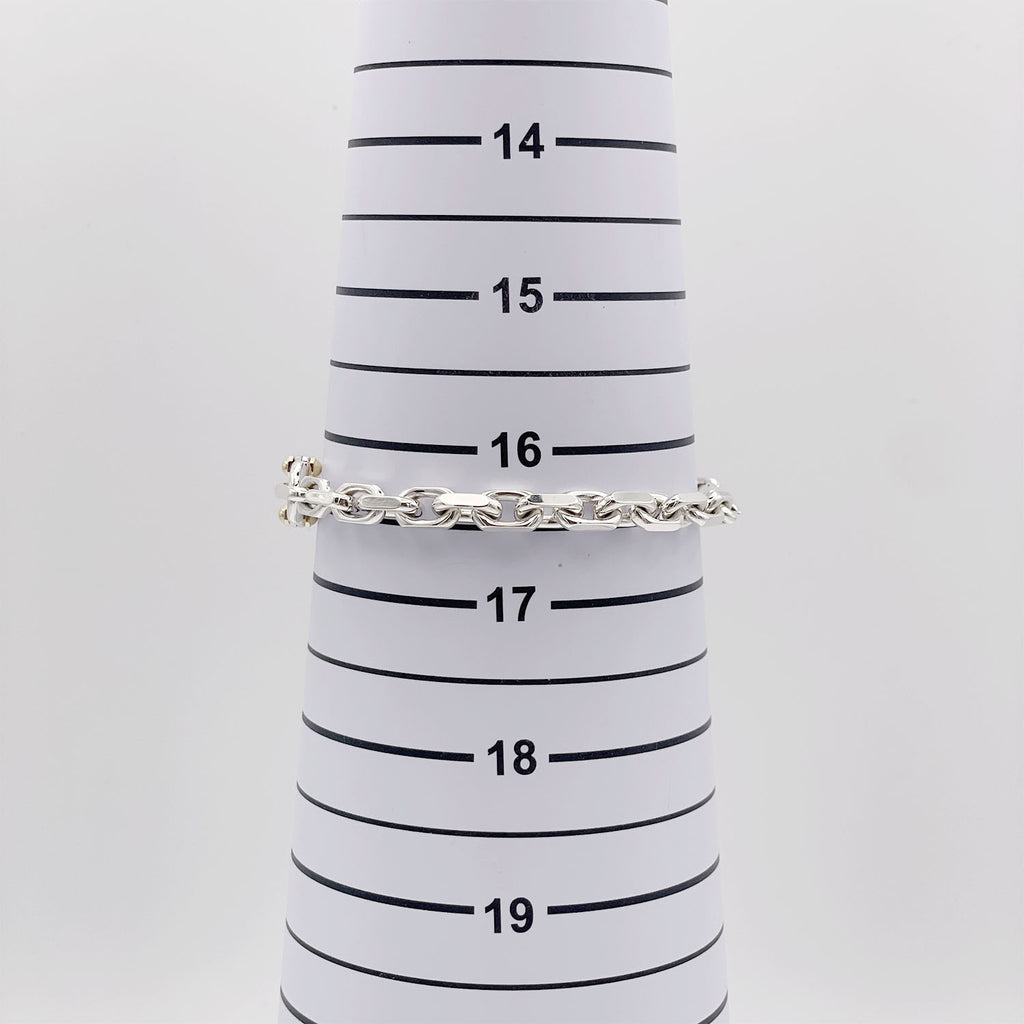 新品仕上済 Tiffany&Co. ティファニー 1837 メイカーズ ナローチェーンブレスレット 925
