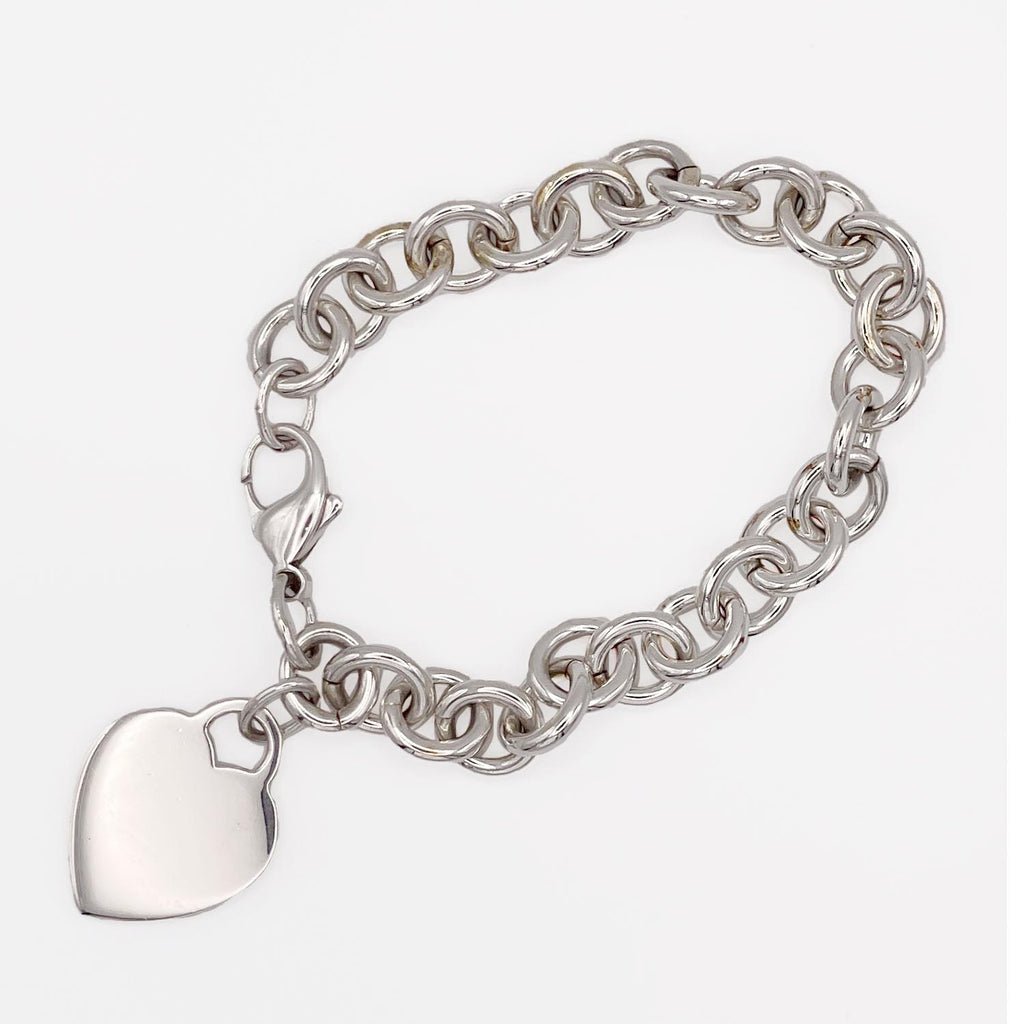 新品仕上済 Tiffany&Co. ティファニー 16.5cm リターントゥハートタグ ブレスレット 925