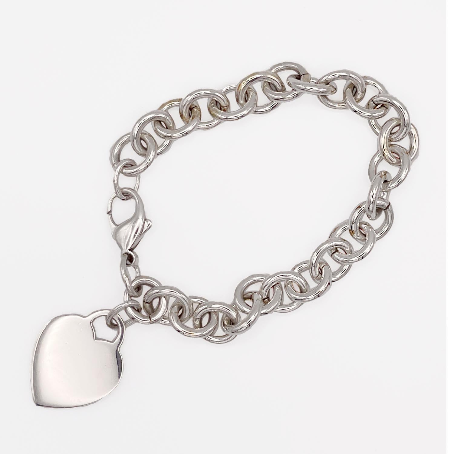 新品仕上済 Tiffany&Co. ティファニー 16.5cm リターントゥハートタグ ブレスレット 925