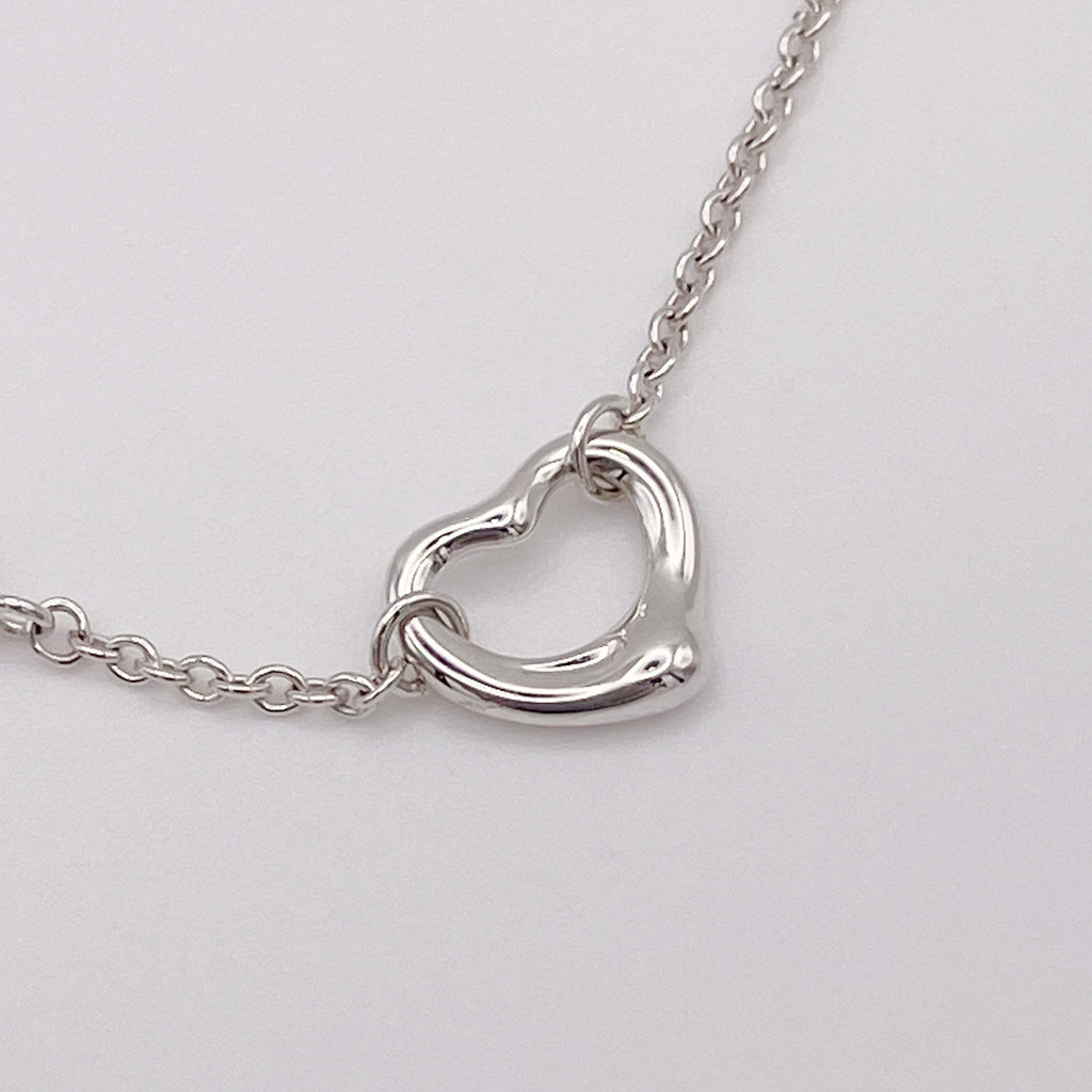 新品仕上済 Tiffany&Co. ティファニー オープンハート 5P ブレスレット