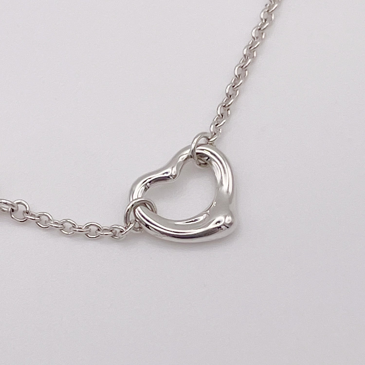 新品仕上済 Tiffany&Co. ティファニー オープンハート 5P ブレスレット