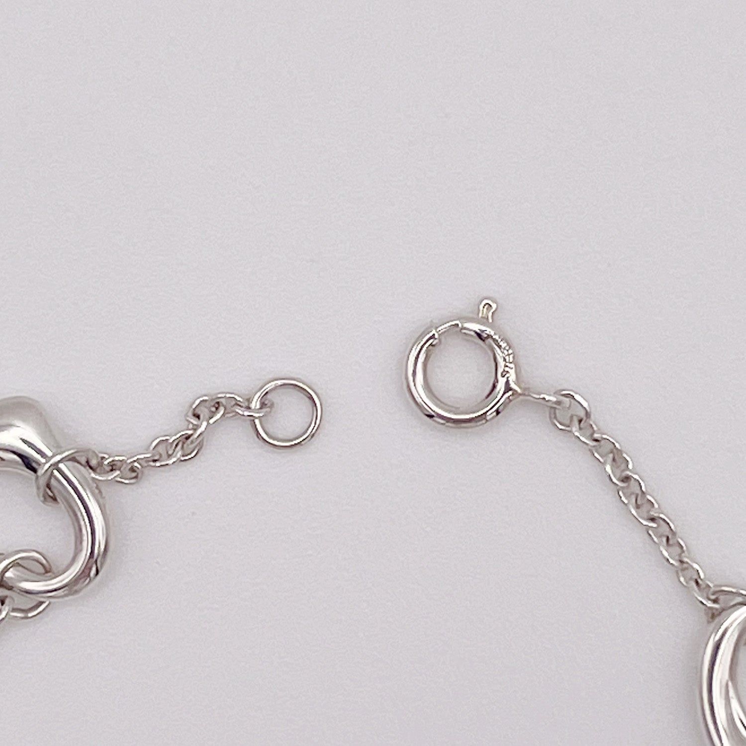 新品仕上済 Tiffany&Co. ティファニー オープンハート 5P ブレスレット