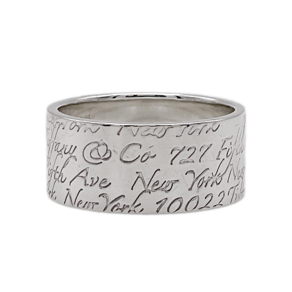 Tiffany&Co. ティファニー 20号 ノーツ ワイドリング SV925