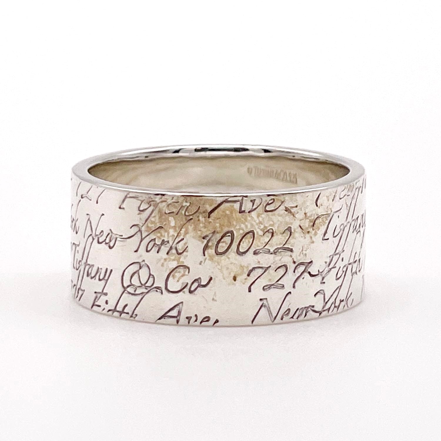Tiffany&Co. ティファニー 20号 ノーツ ワイドリング SV925