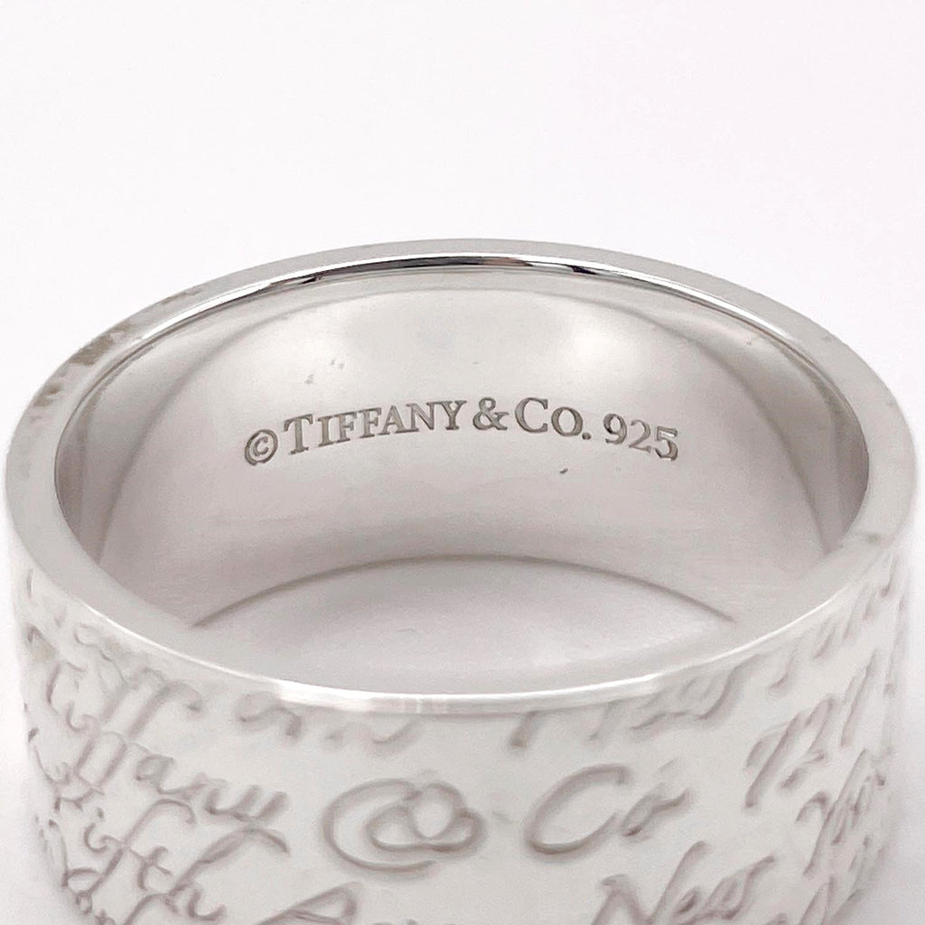 Tiffany&Co. ティファニー 20号 ノーツ ワイドリング SV925