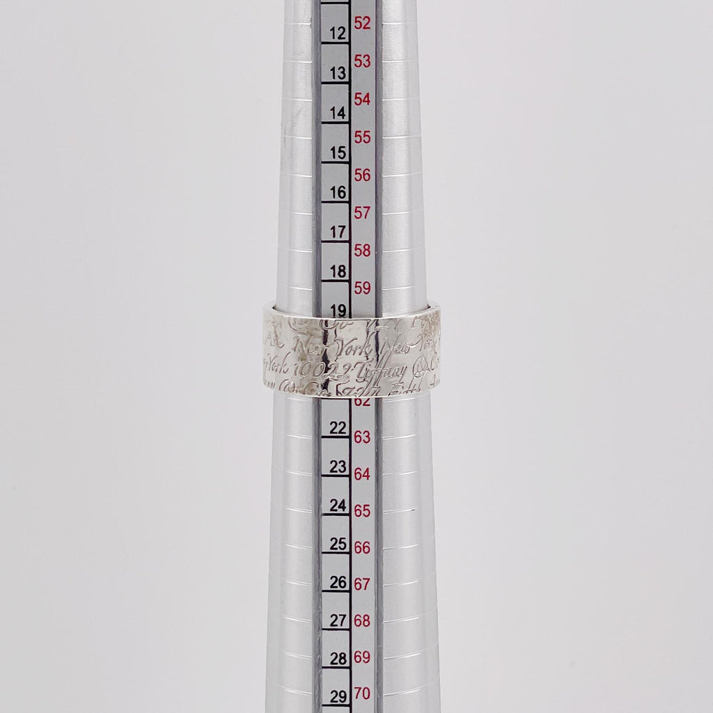 Tiffany&Co. ティファニー 20号 ノーツ ワイドリング SV925