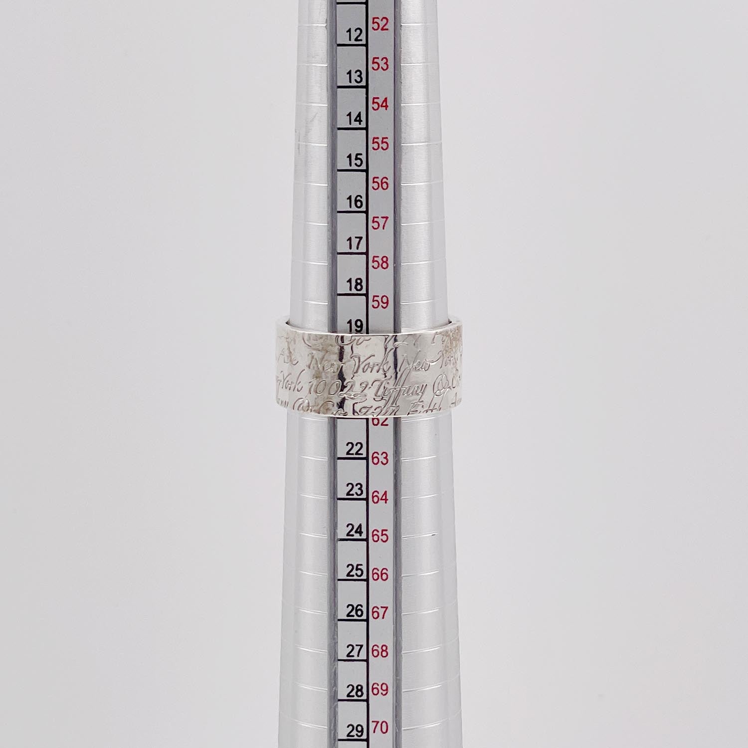 Tiffany&Co. ティファニー 20号 ノーツ ワイドリング SV925