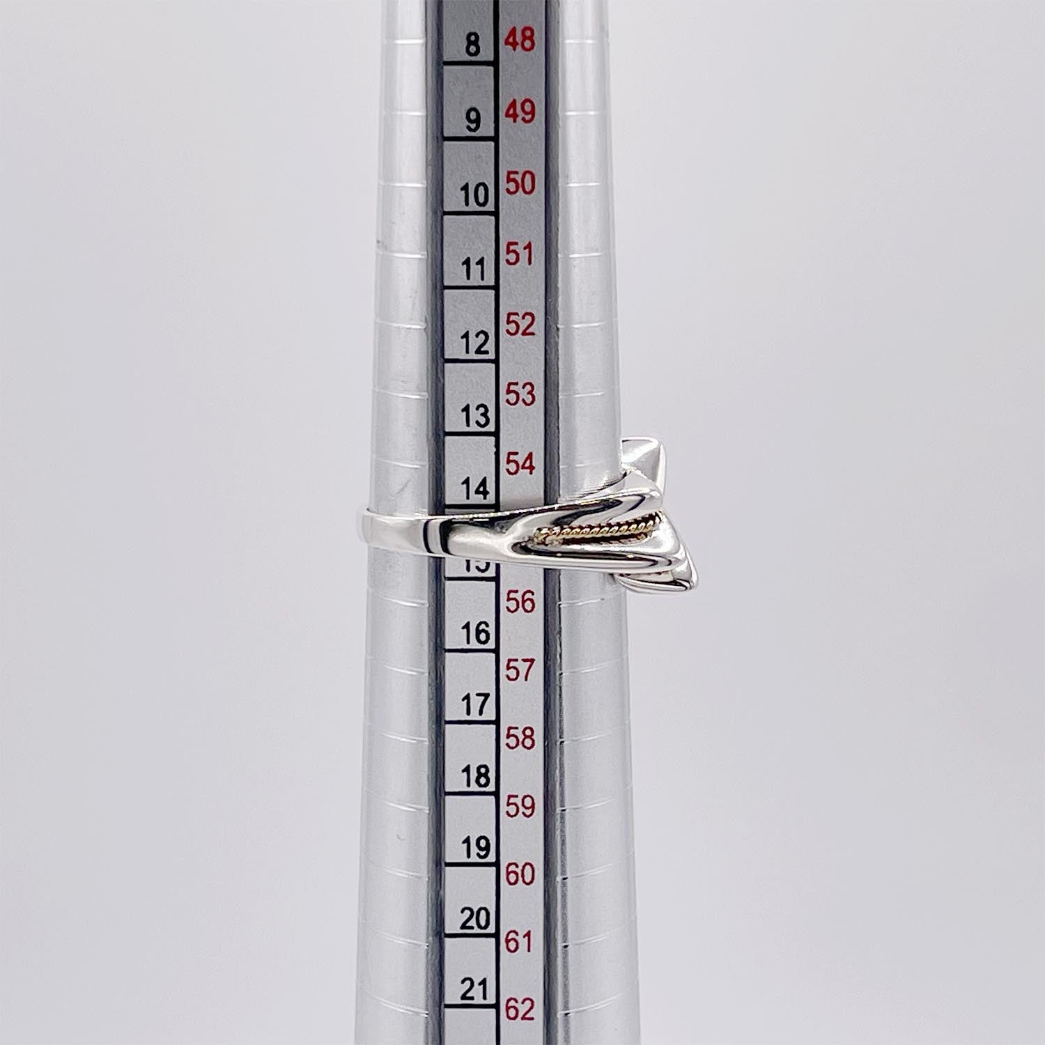 新品仕上済 Tiffany&Co. ティファニー 15号 ヴィンテージ ステップ リング 925 750