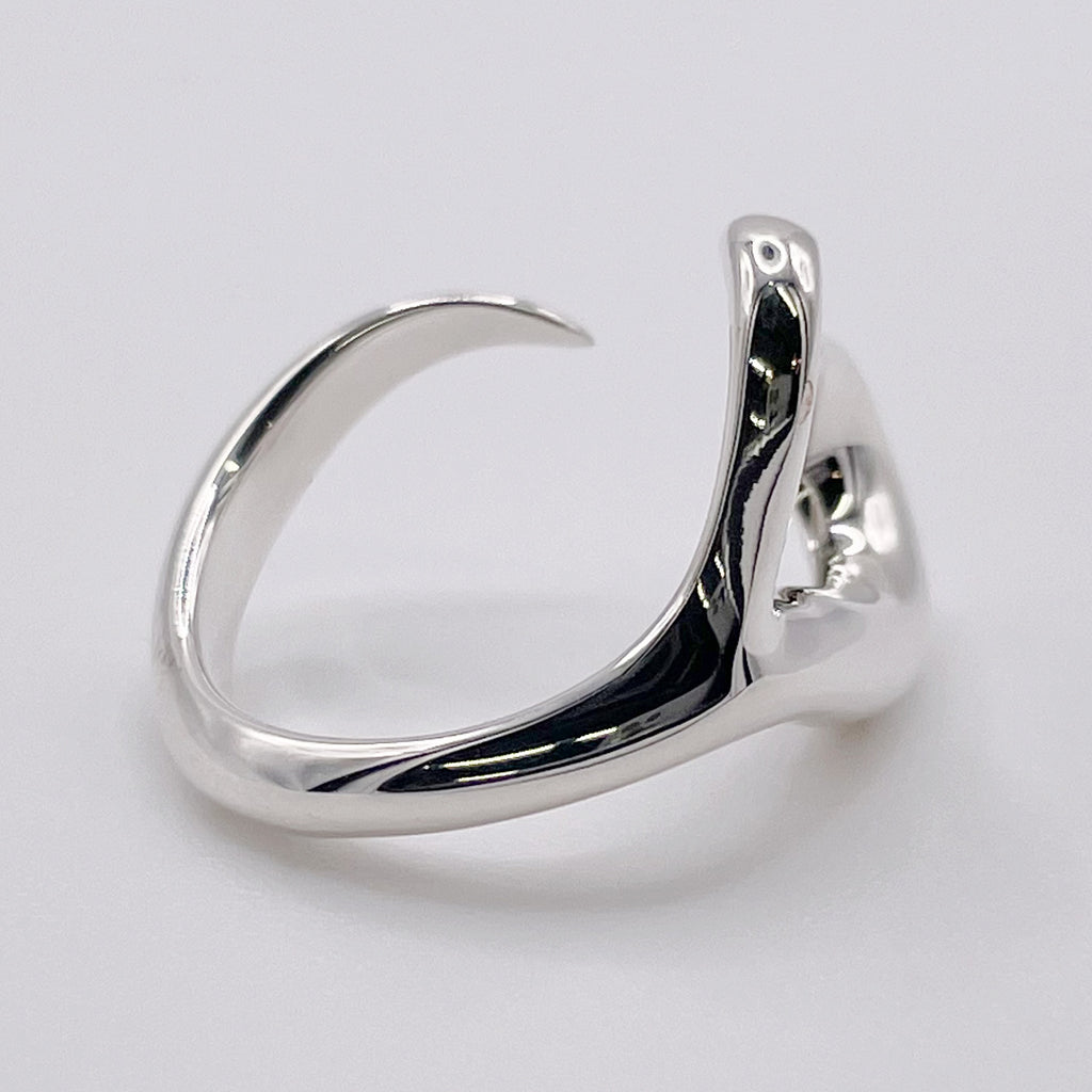 新品仕上済 Tiffany&Co. ティファニー 12号 オープンハート リング 925