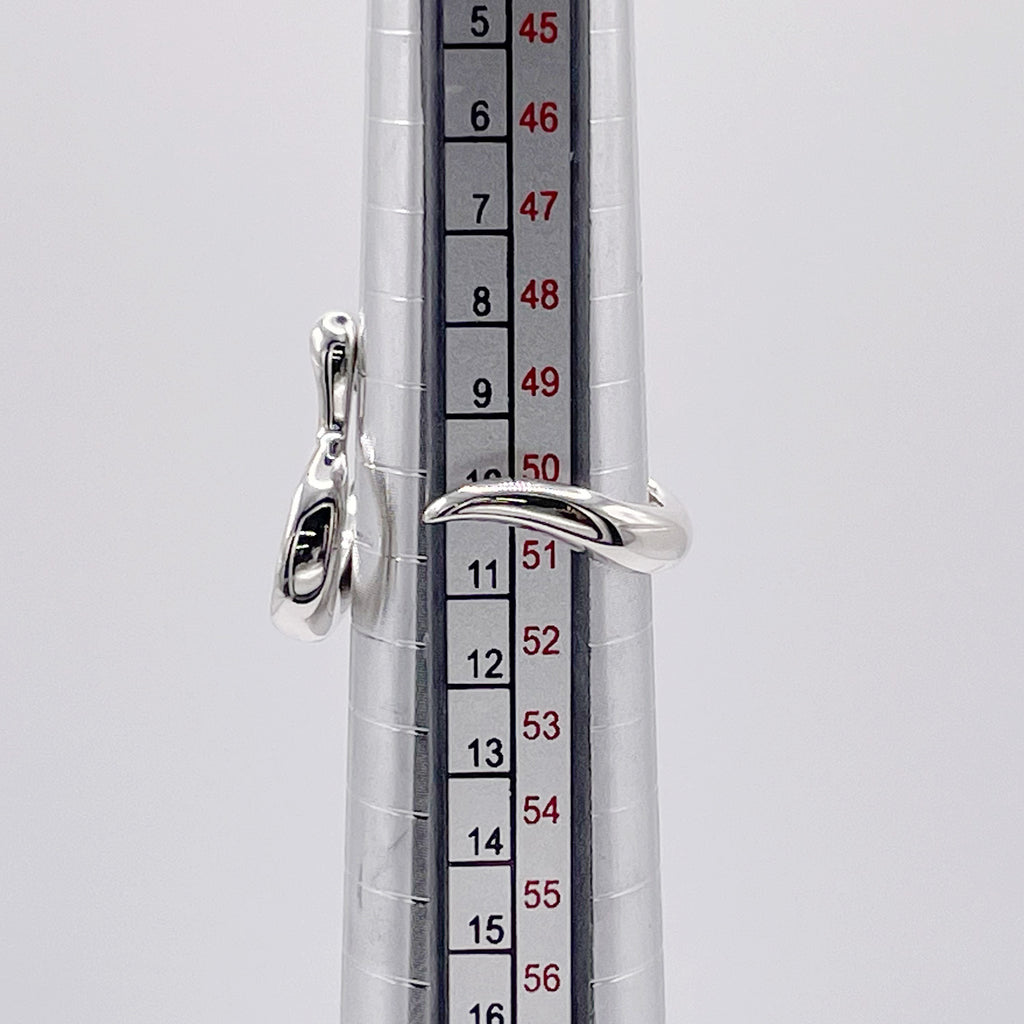 新品仕上済 Tiffany&Co. ティファニー 12号 オープンハート リング 925