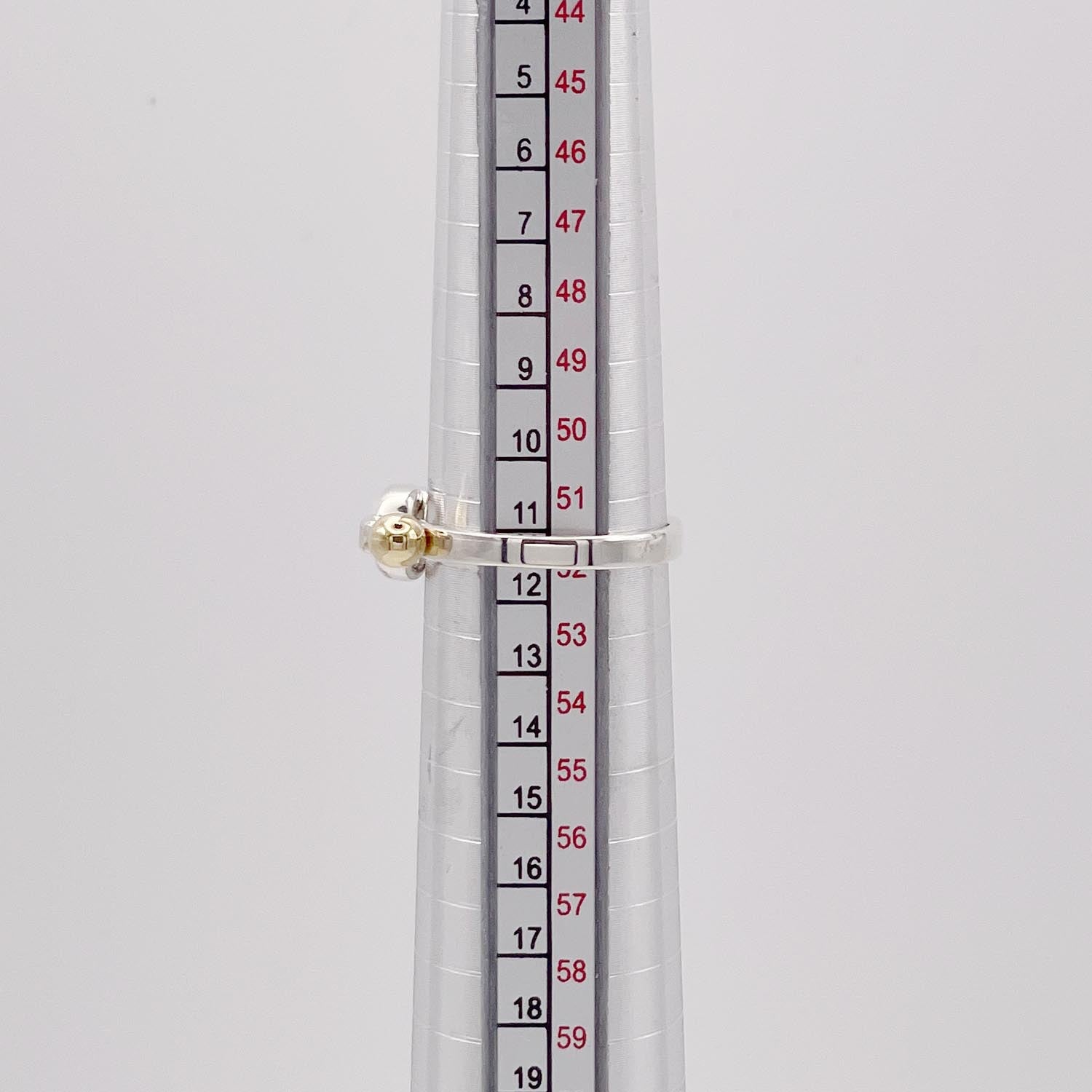 新品仕上済 Tiffany&Co. ティファニー 12号 フック＆アイ リング 925 750
