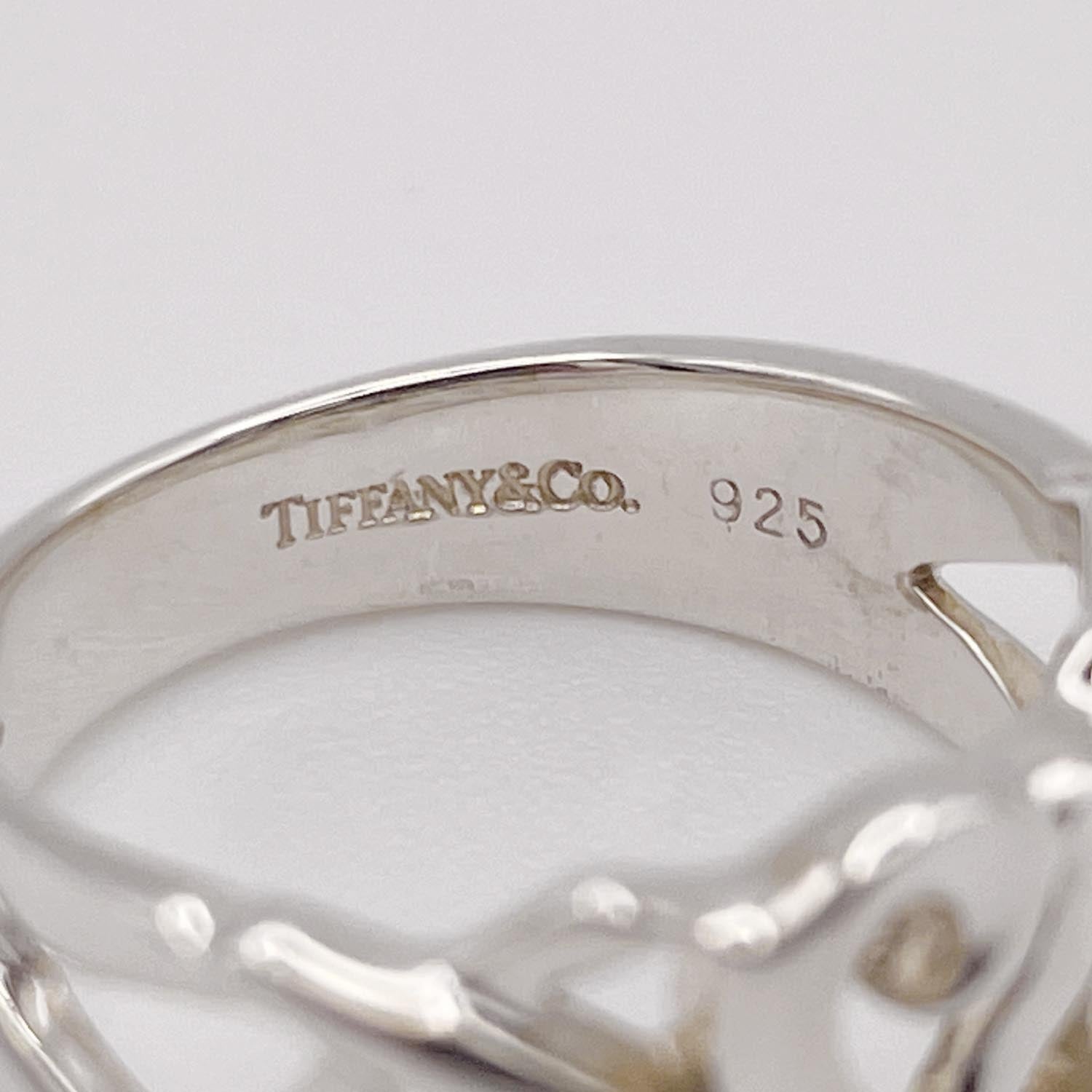 新品仕上済 Tiffany&Co. ティファニー 10.5号 トリプル ラビングハート リング 925