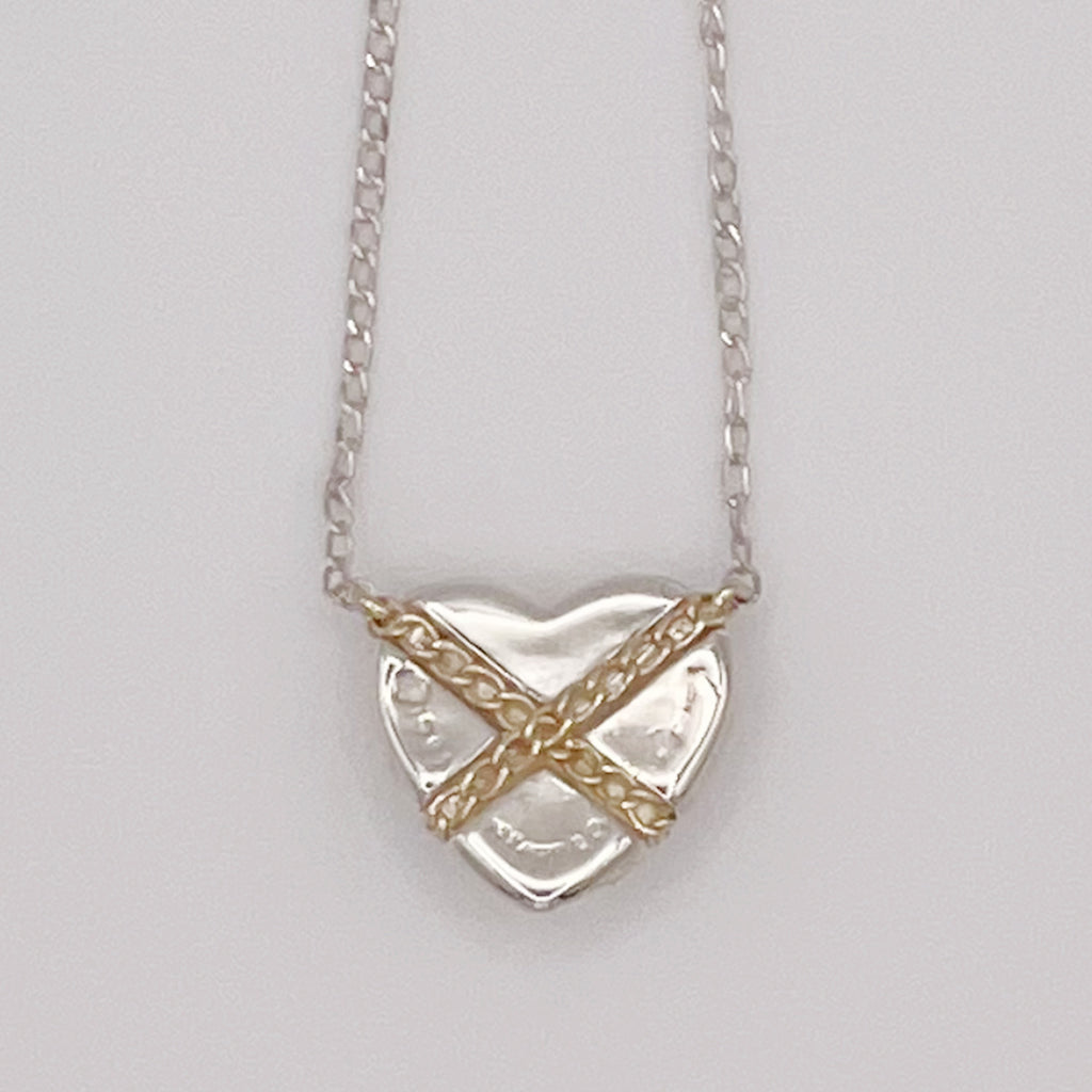 新品仕上済 Tiffany&Co. ティファニー クロスハート ネックレス 925 750