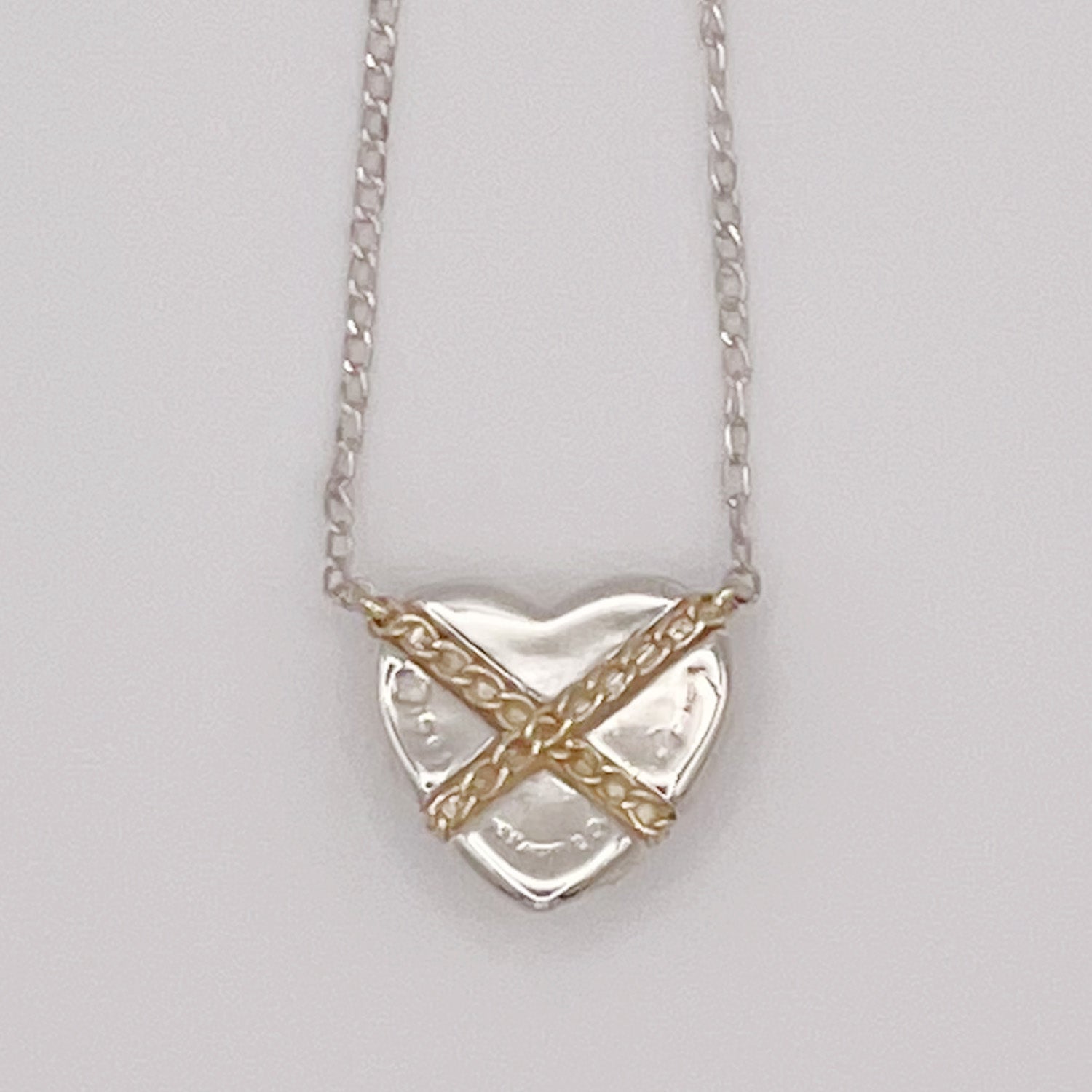 新品仕上済 Tiffany&Co. ティファニー クロスハート ネックレス 925 750