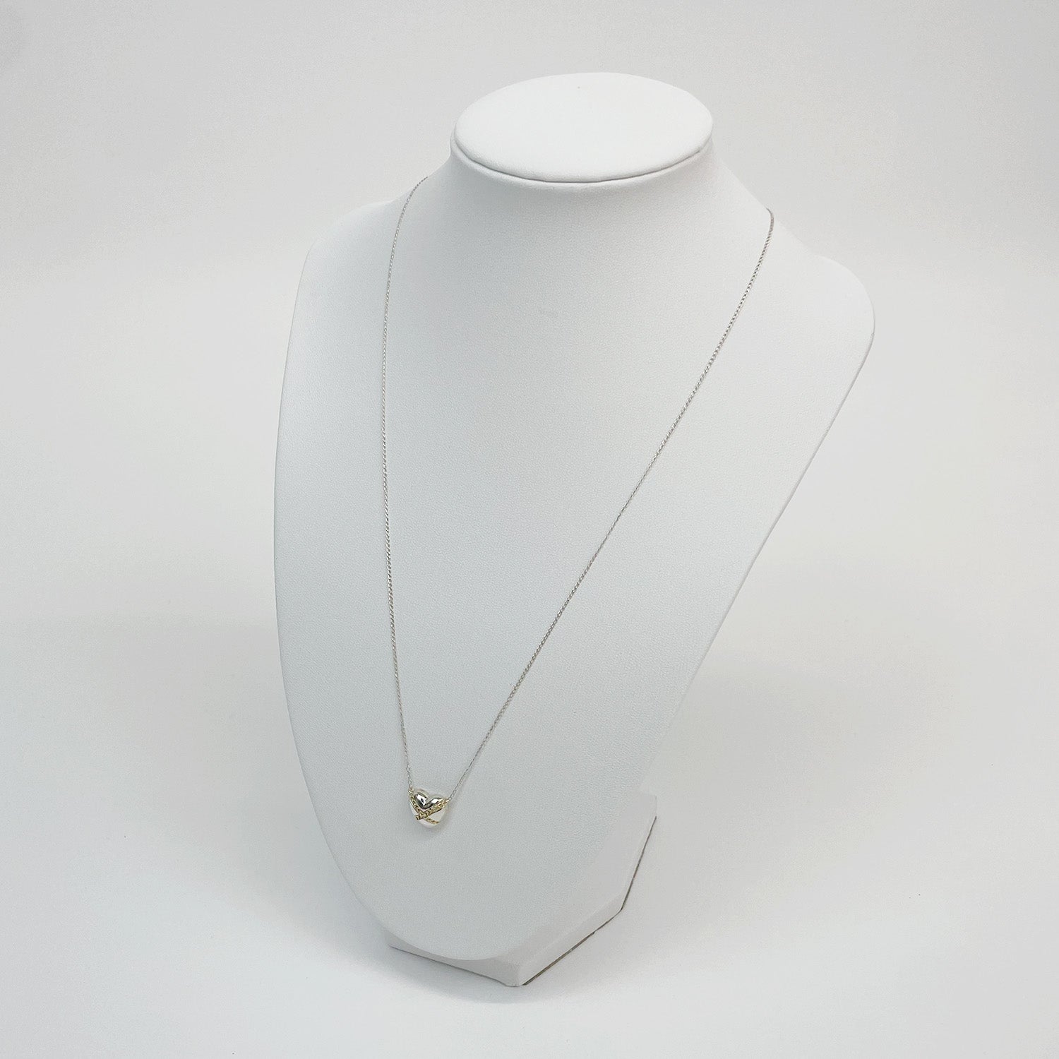 新品仕上済 Tiffany&Co. ティファニー クロスハート ネックレス 925 750