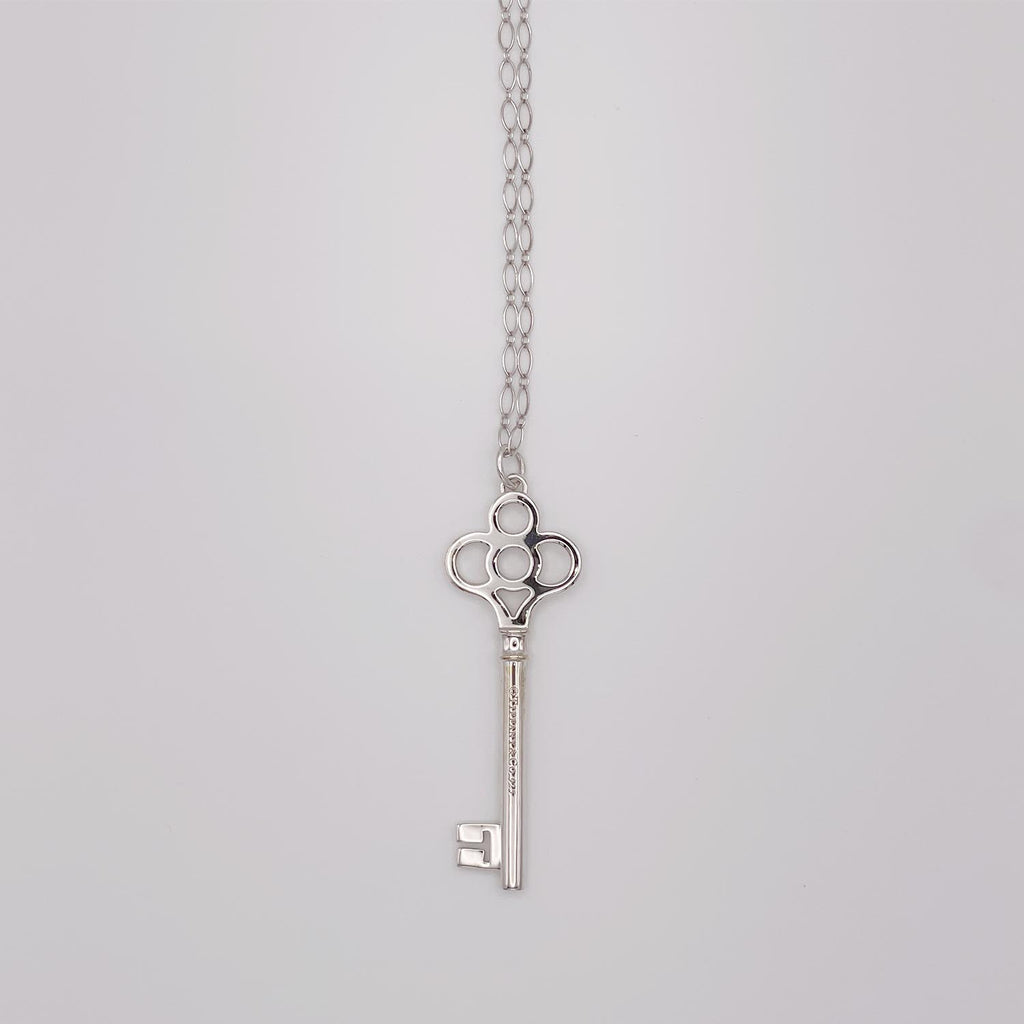 新品仕上済 Tiffany&Co. ティファニー クラウンキー ネックレス SV925