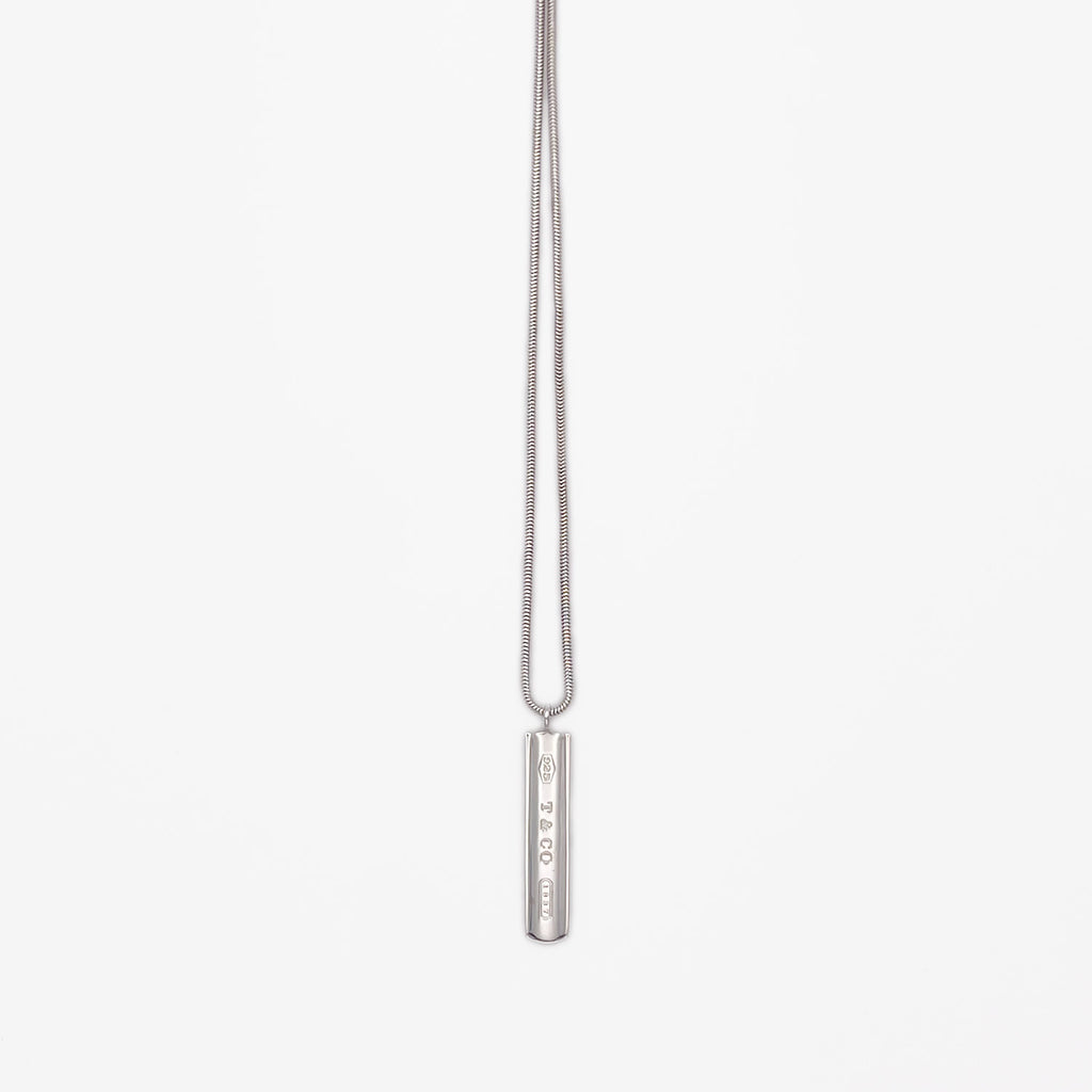 新品仕上済 Tiffany&Co. ティファニー 1837 バー ネックレス ペンダント