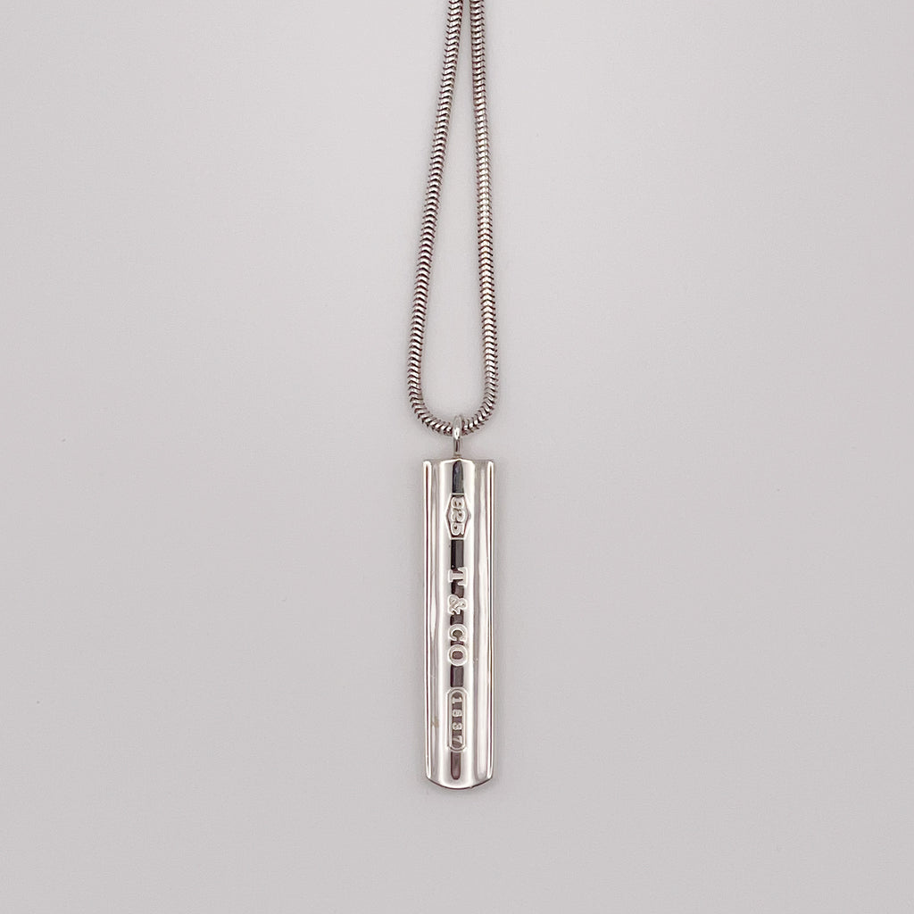 新品仕上済 Tiffany&Co. ティファニー 1837 バー ネックレス ペンダント