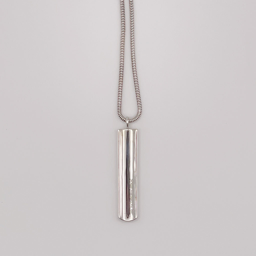 新品仕上済 Tiffany&Co. ティファニー 1837 バー ネックレス ペンダント