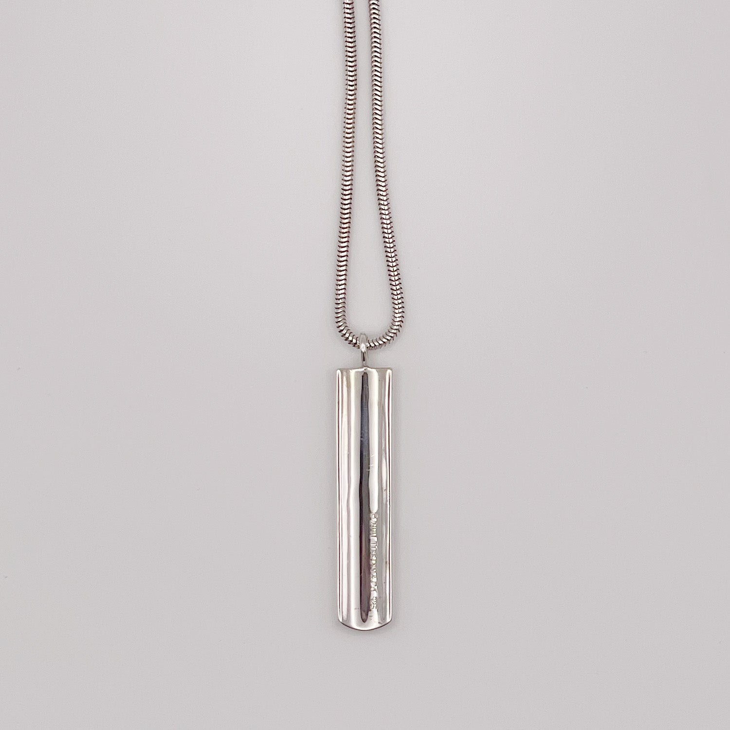 新品仕上済 Tiffany&Co. ティファニー 1837 バー ネックレス ペンダント