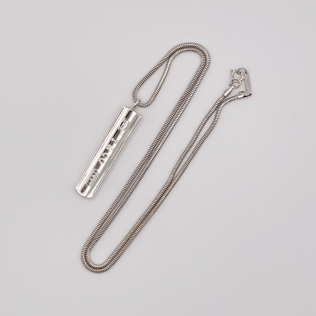 新品仕上済 Tiffany&Co. ティファニー 1837 バー ネックレス ペンダント