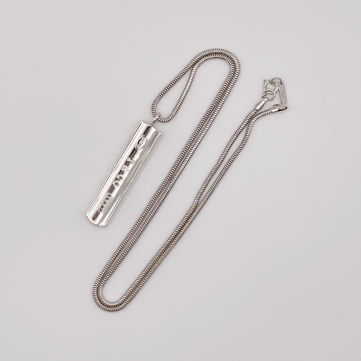 新品仕上済 Tiffany&Co. ティファニー 1837 バー ネックレス ペンダント
