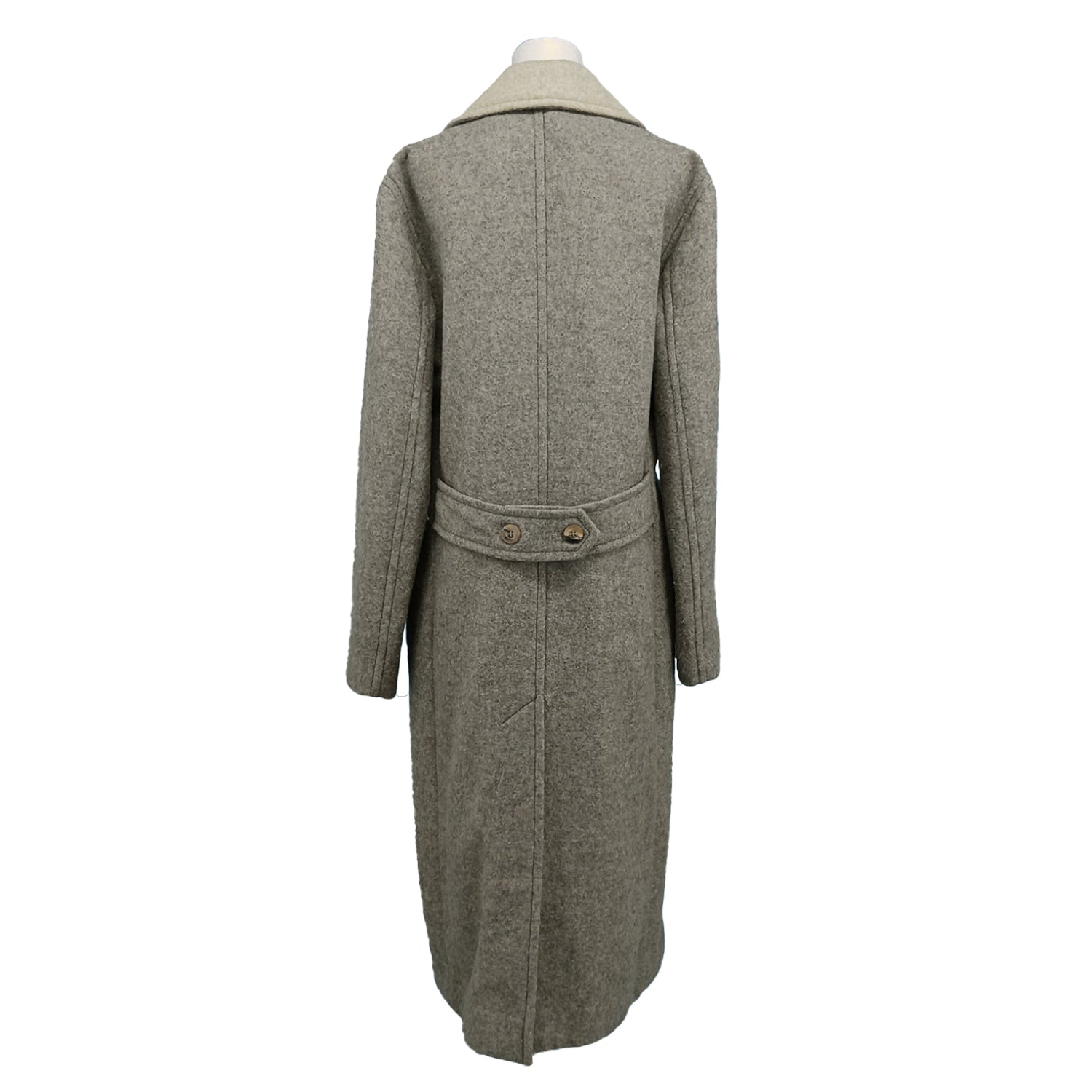 ETRO エトロ ロングコート 42 グレー 厚手 レディース