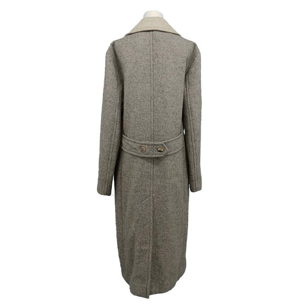 ETRO エトロ ロングコート 42 グレー 厚手 レディース