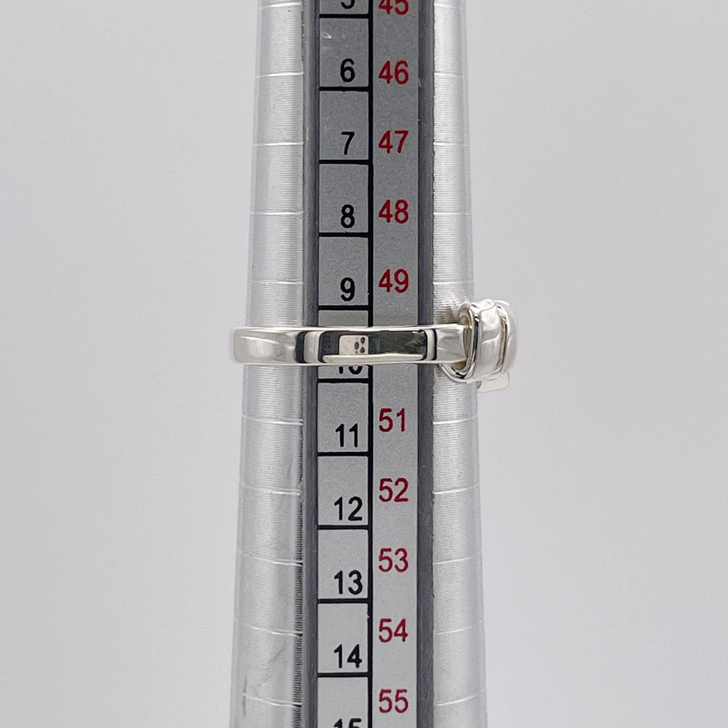 新品仕上済 Tiffany&Co. ティファニー 10号 フック＆アイ リング 925 750