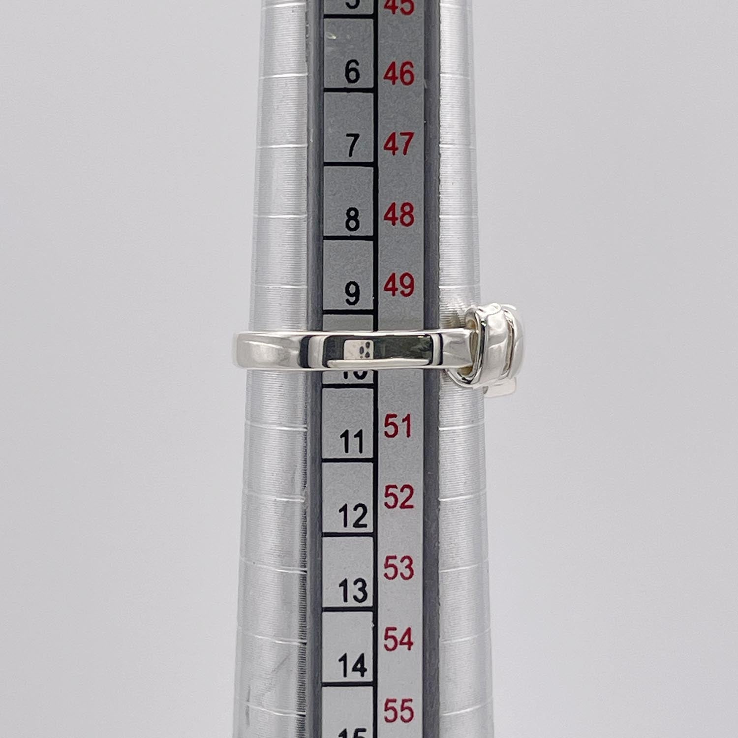 新品仕上済 Tiffany&Co. ティファニー 10号 フック＆アイ リング 925 750