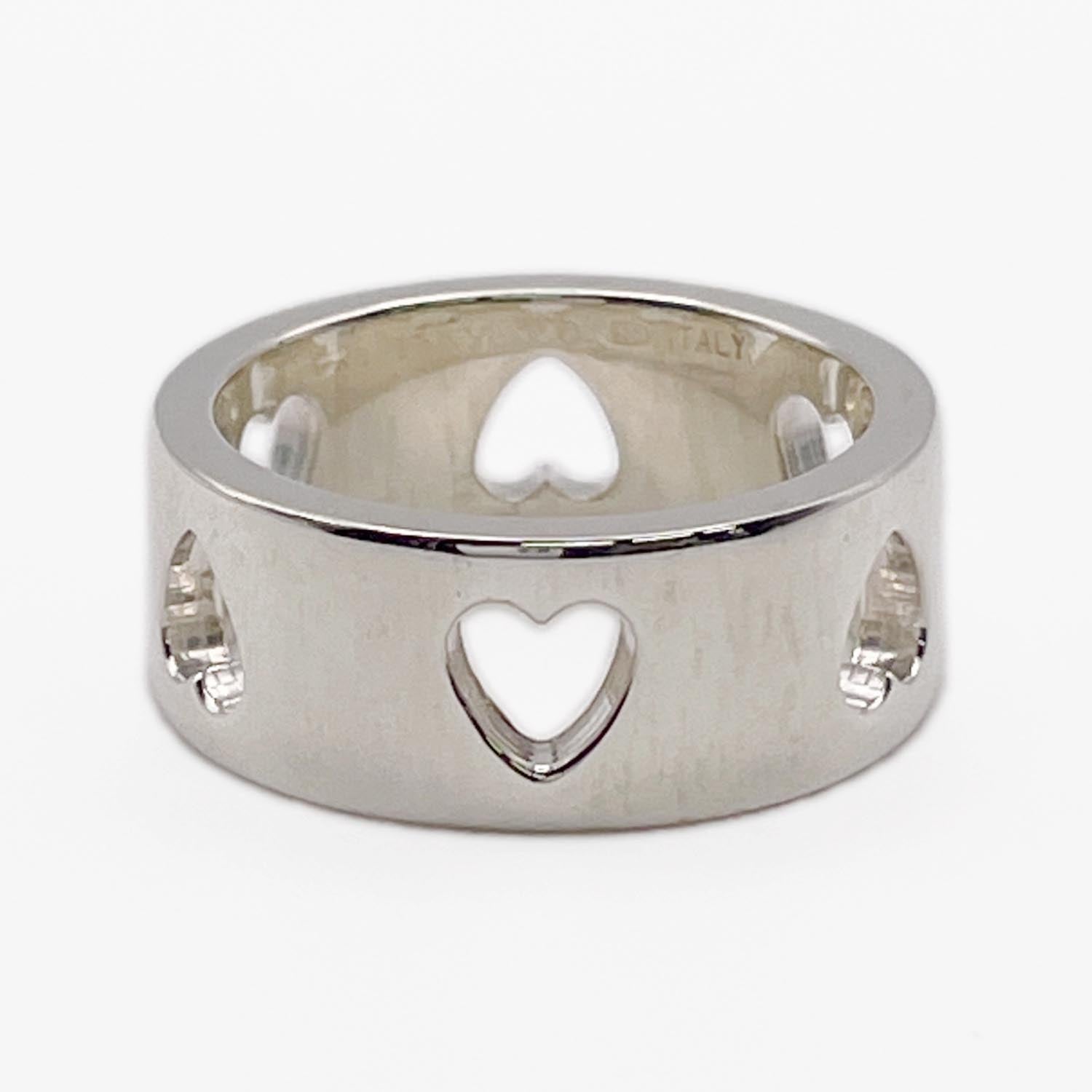 Tiffany&Co. ティファニー 13号 ハートリング 型ぬき