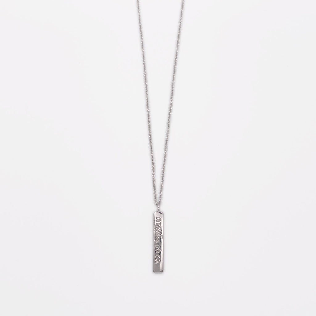新品仕上済 Tiffany&Co. ティファニー ノーツバー 1PD ネックレス 925