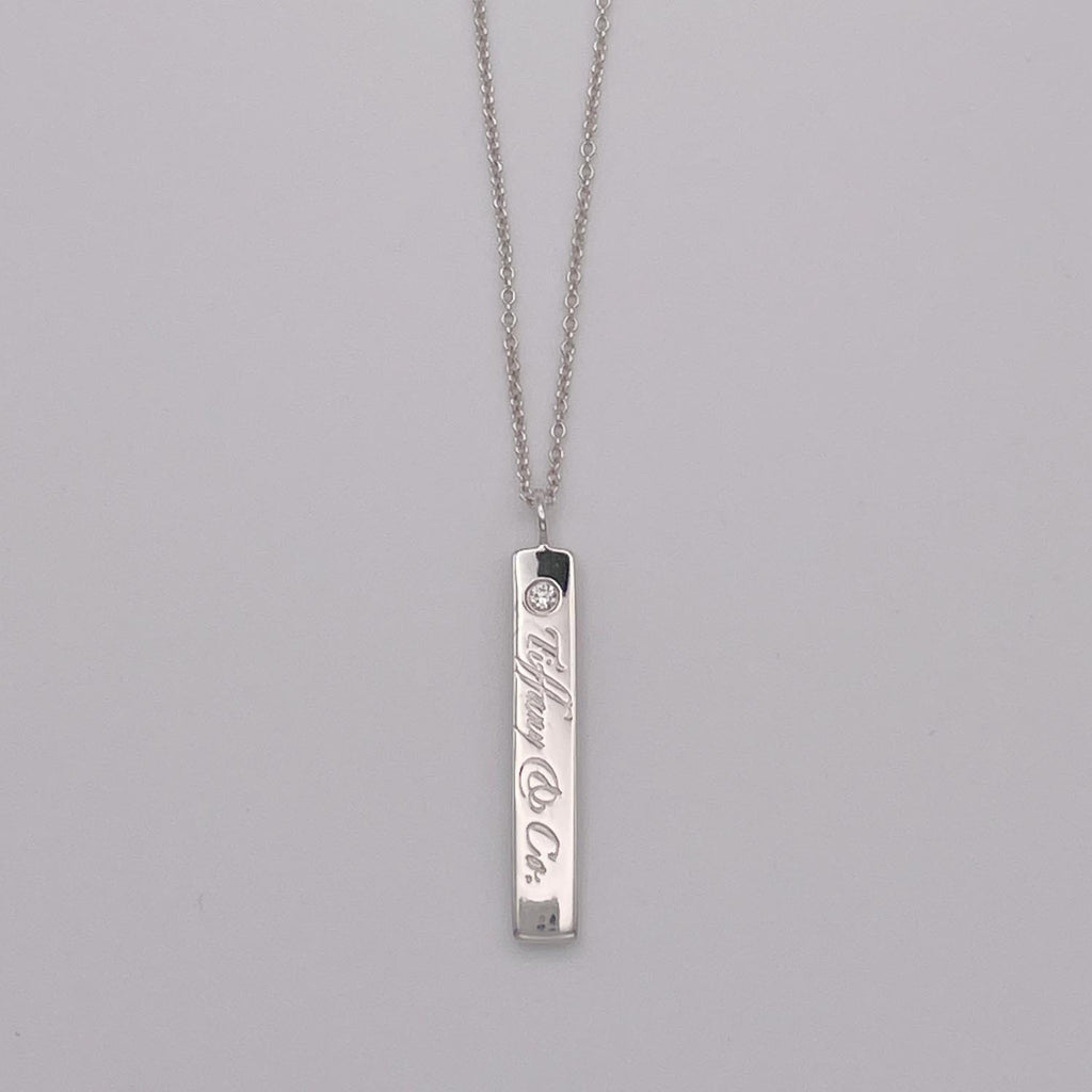 新品仕上済 Tiffany&Co. ティファニー ノーツバー 1PD ネックレス 925